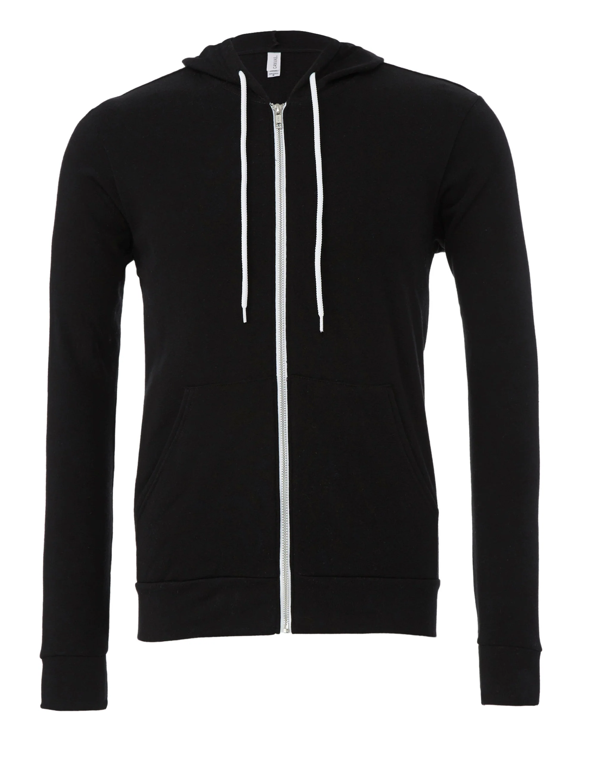 Bella+Canvas Canvas Unisex Poly-Cotton Fleece Full-Zip Hoodie CA3739 - Image 2