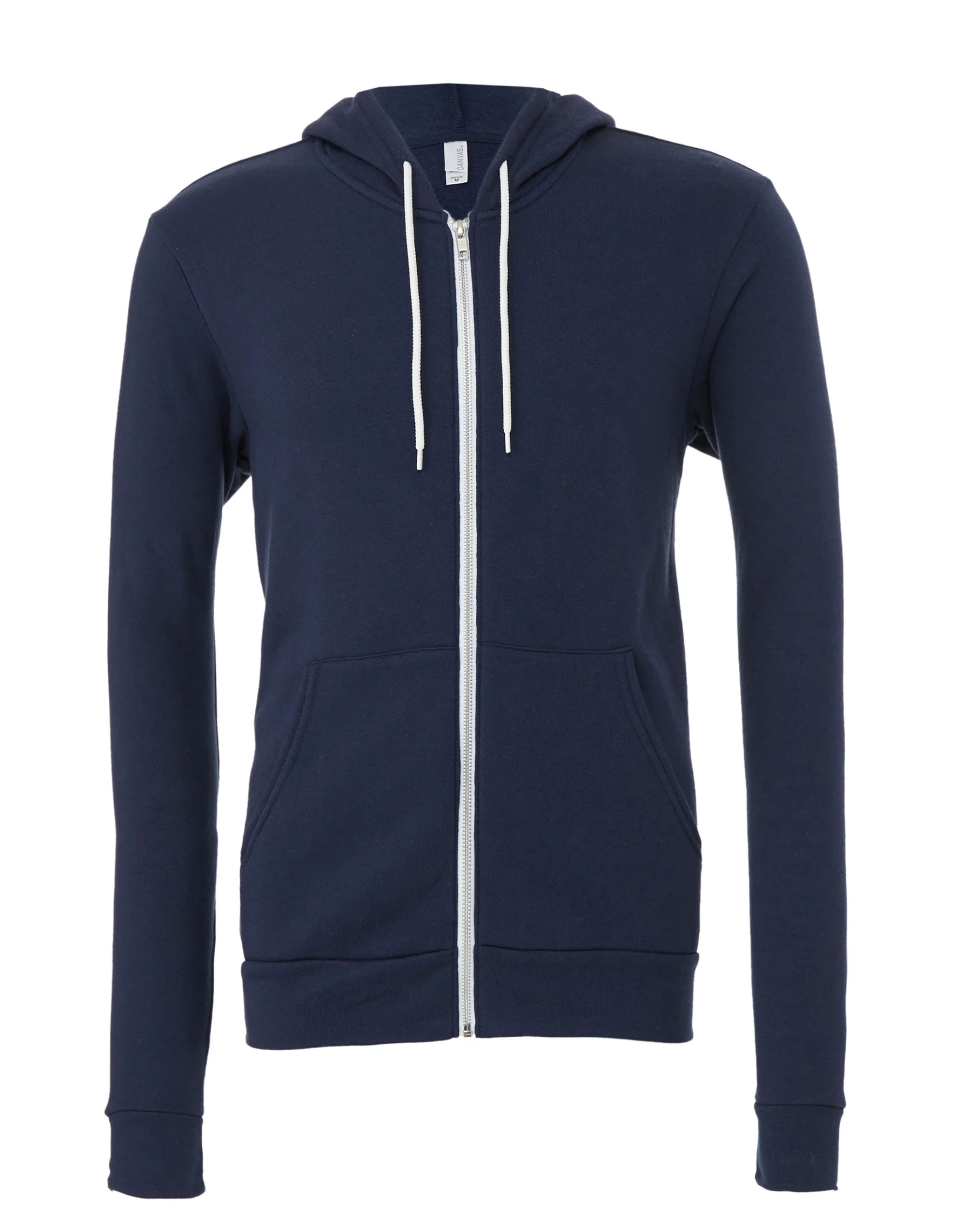 Bella+Canvas Canvas Unisex Poly-Cotton Fleece Full-Zip Hoodie CA3739 - Image 4