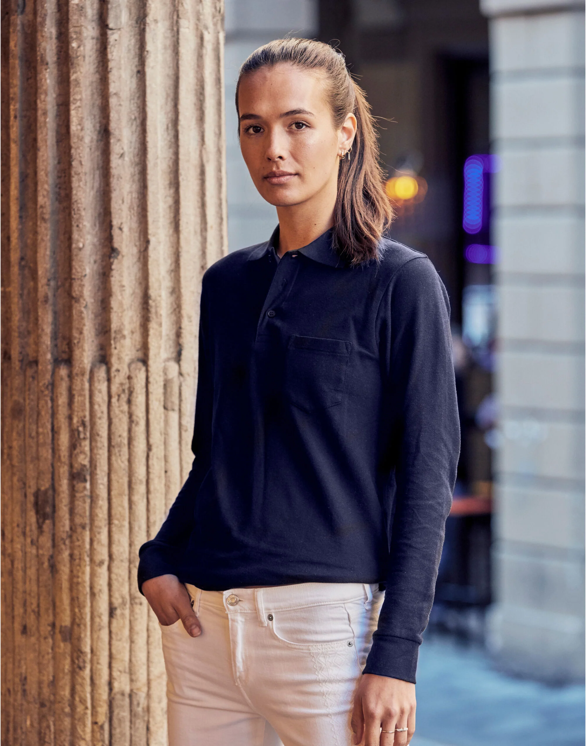 Clique Basic Pocket Polo L/S CQ028235