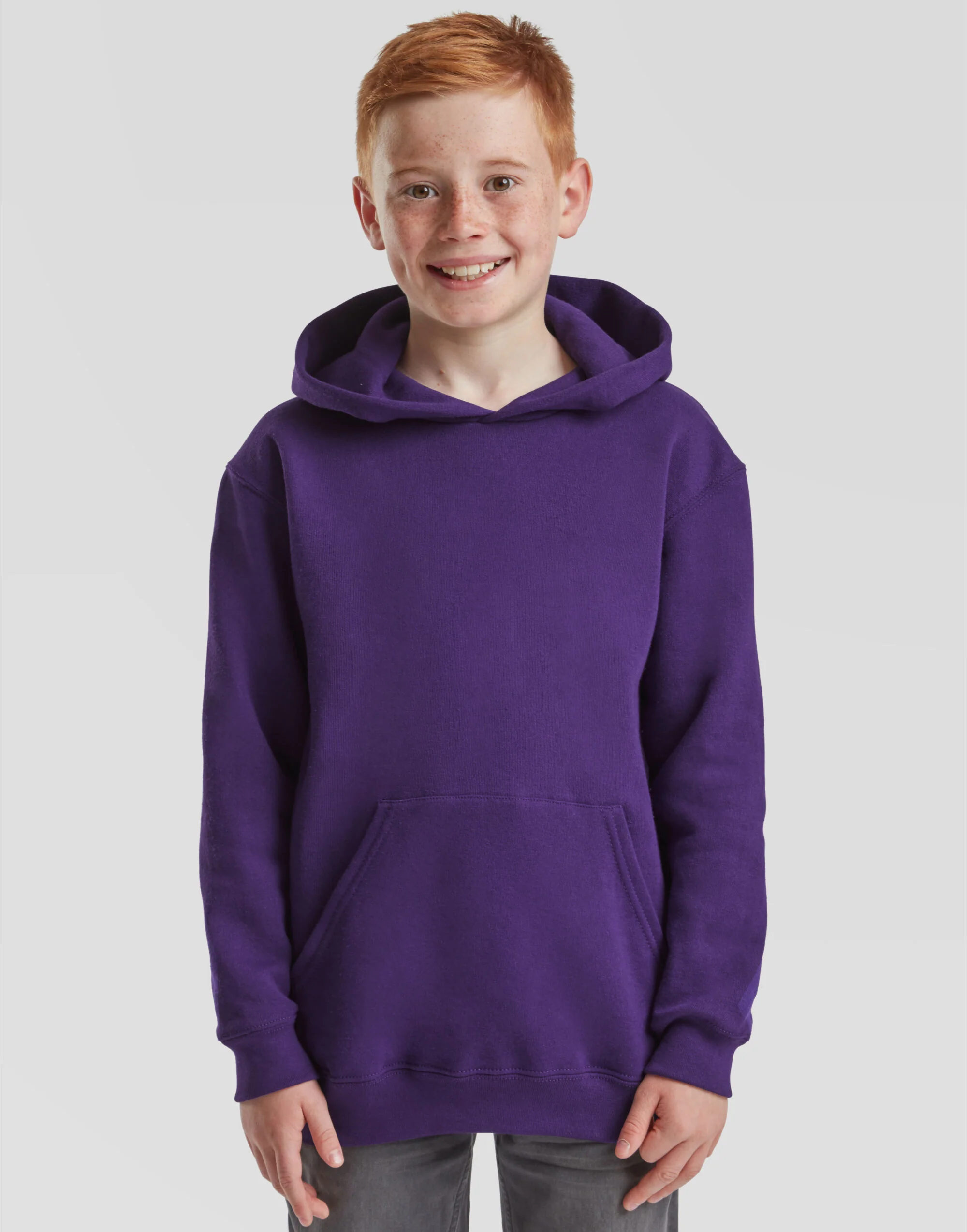 Fruit Of The Loom Kid's Classic Hooded Sweat 62043 - Image 42