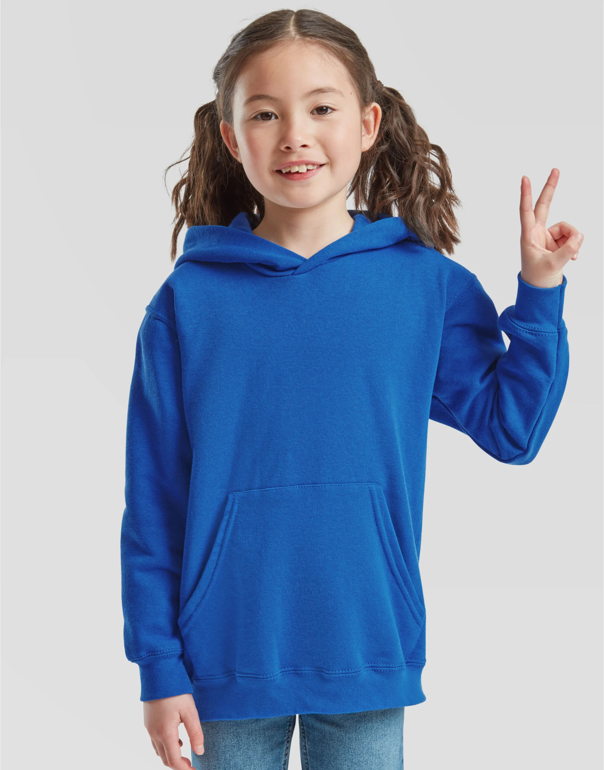 Fruit Of The Loom Kid's Classic Hooded Sweat 62043 - Image 46