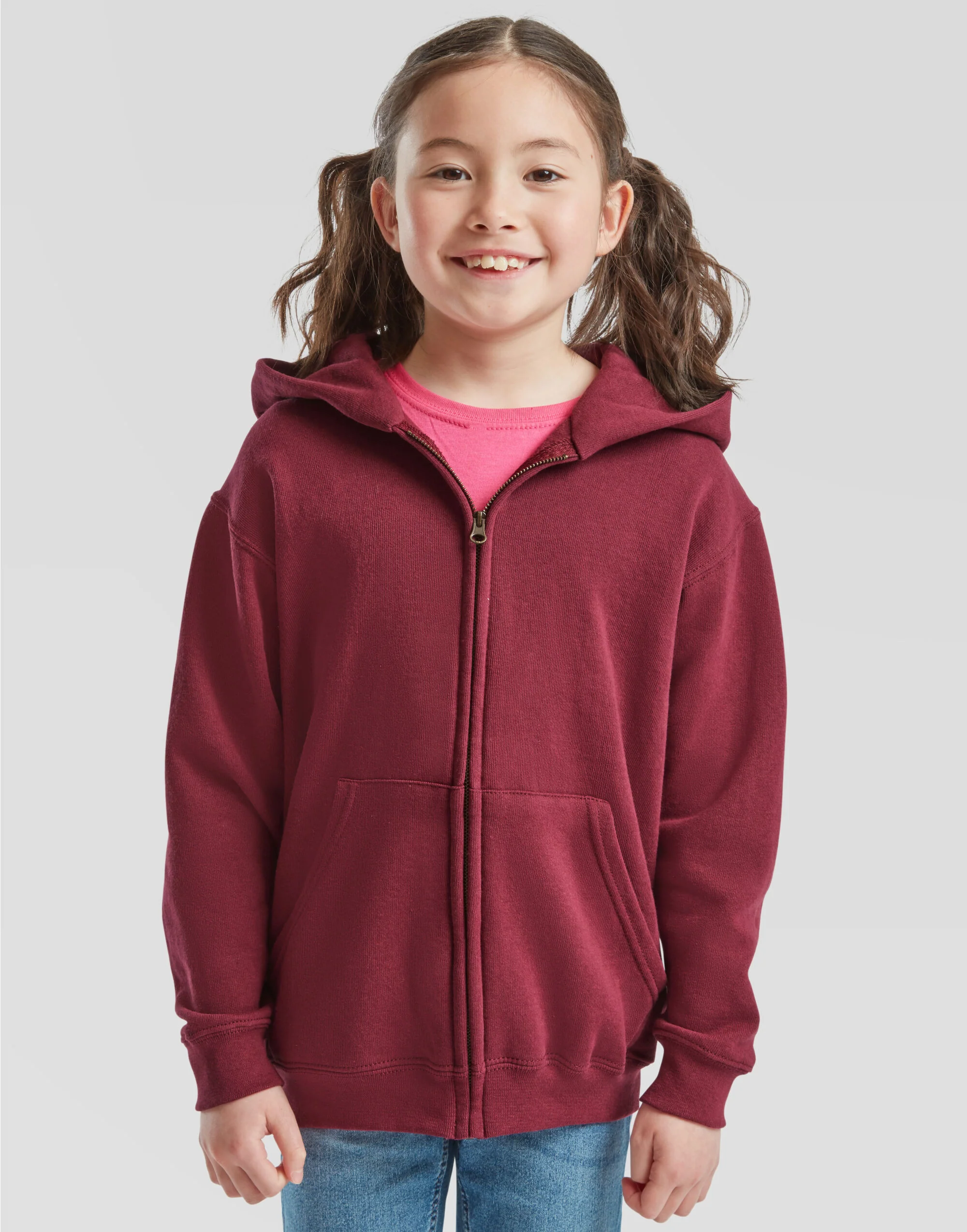 Fruit Of The Loom Kid's Classic Hooded Sweat Jacket 62045 - Image 12