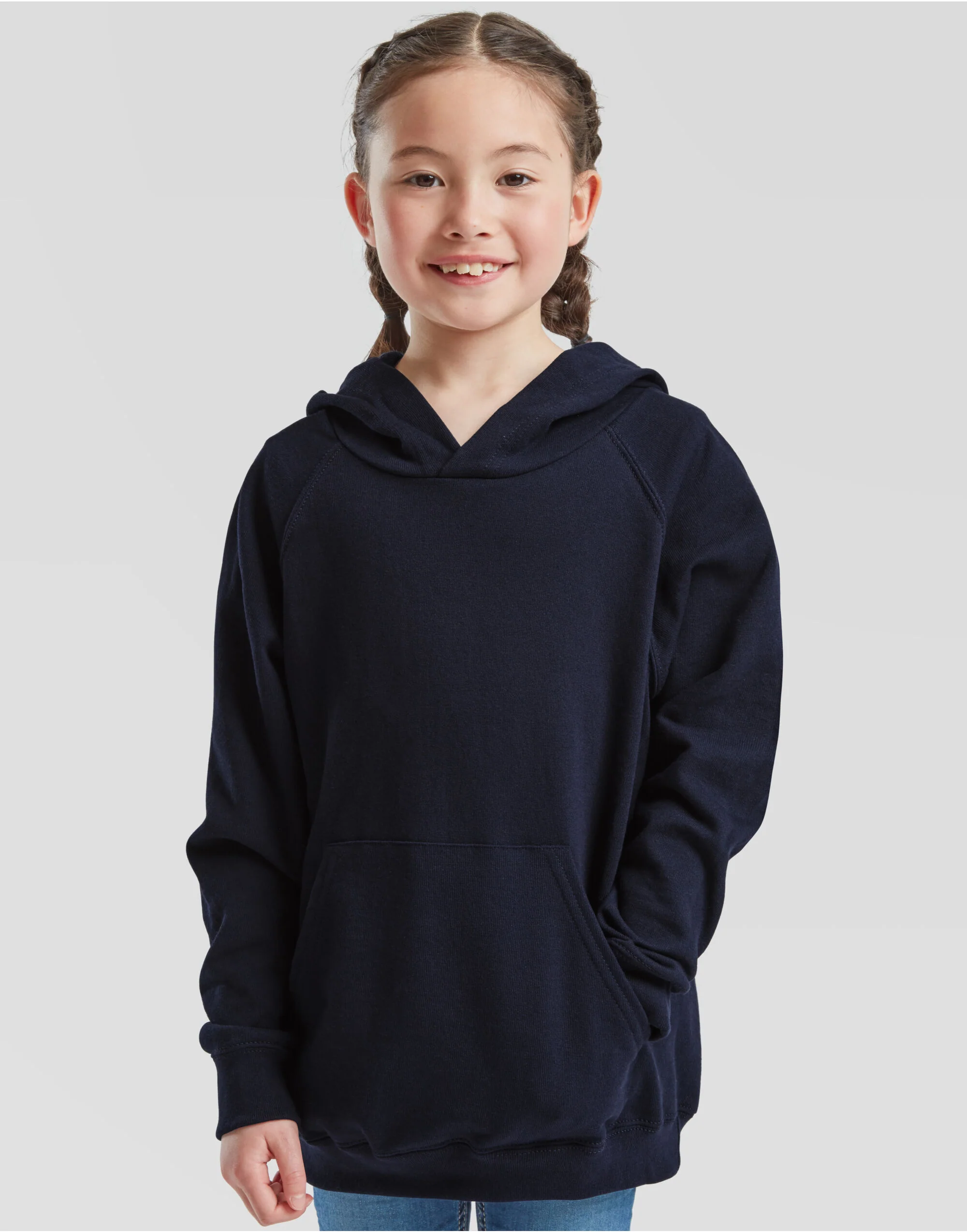 Fruit Of The Loom Kid's Lightweight Hooded Sweat 62009 - Image 6