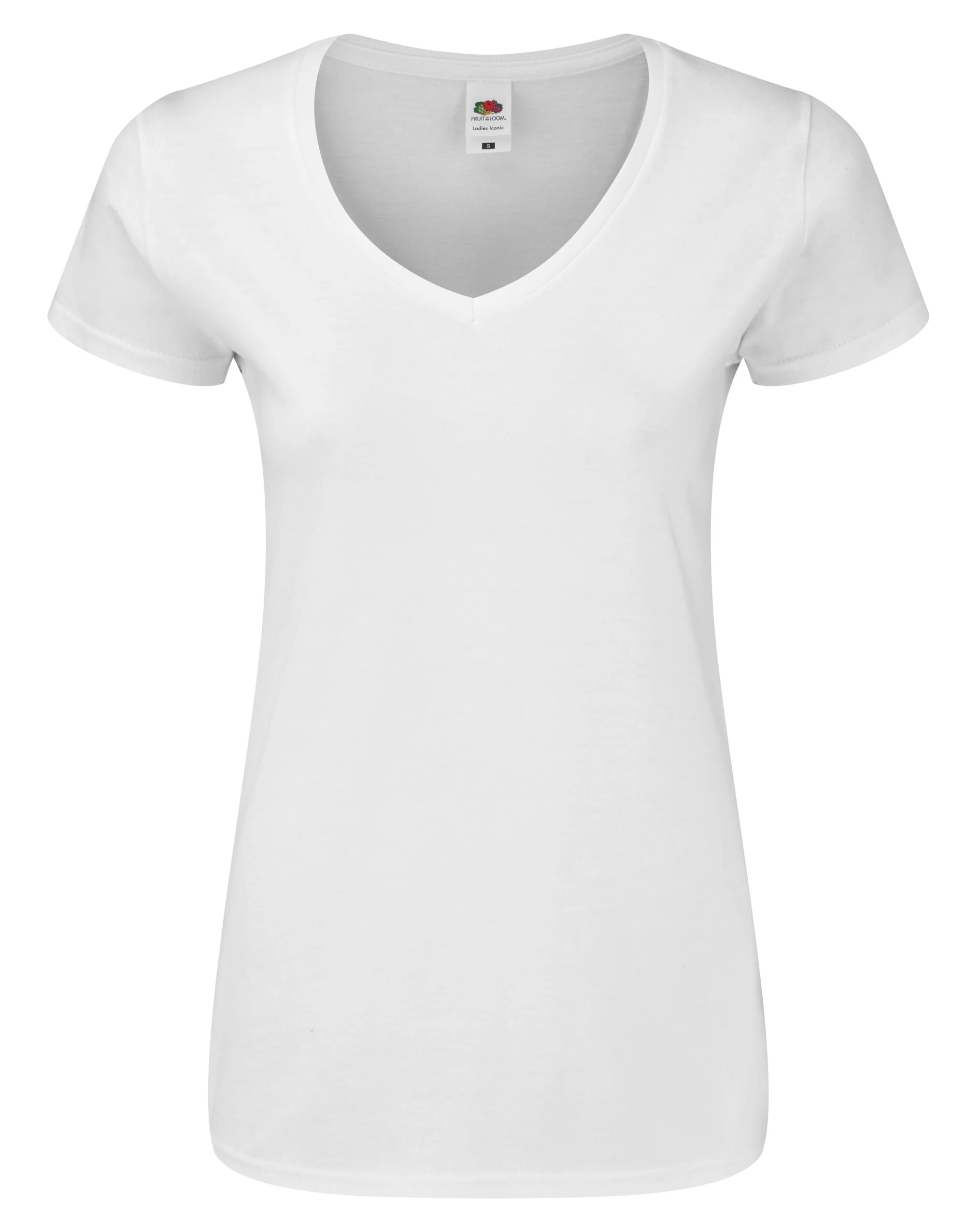 Fruit Of The Loom Ladies' Iconic 150 V-Neck T 61444 - Image 17