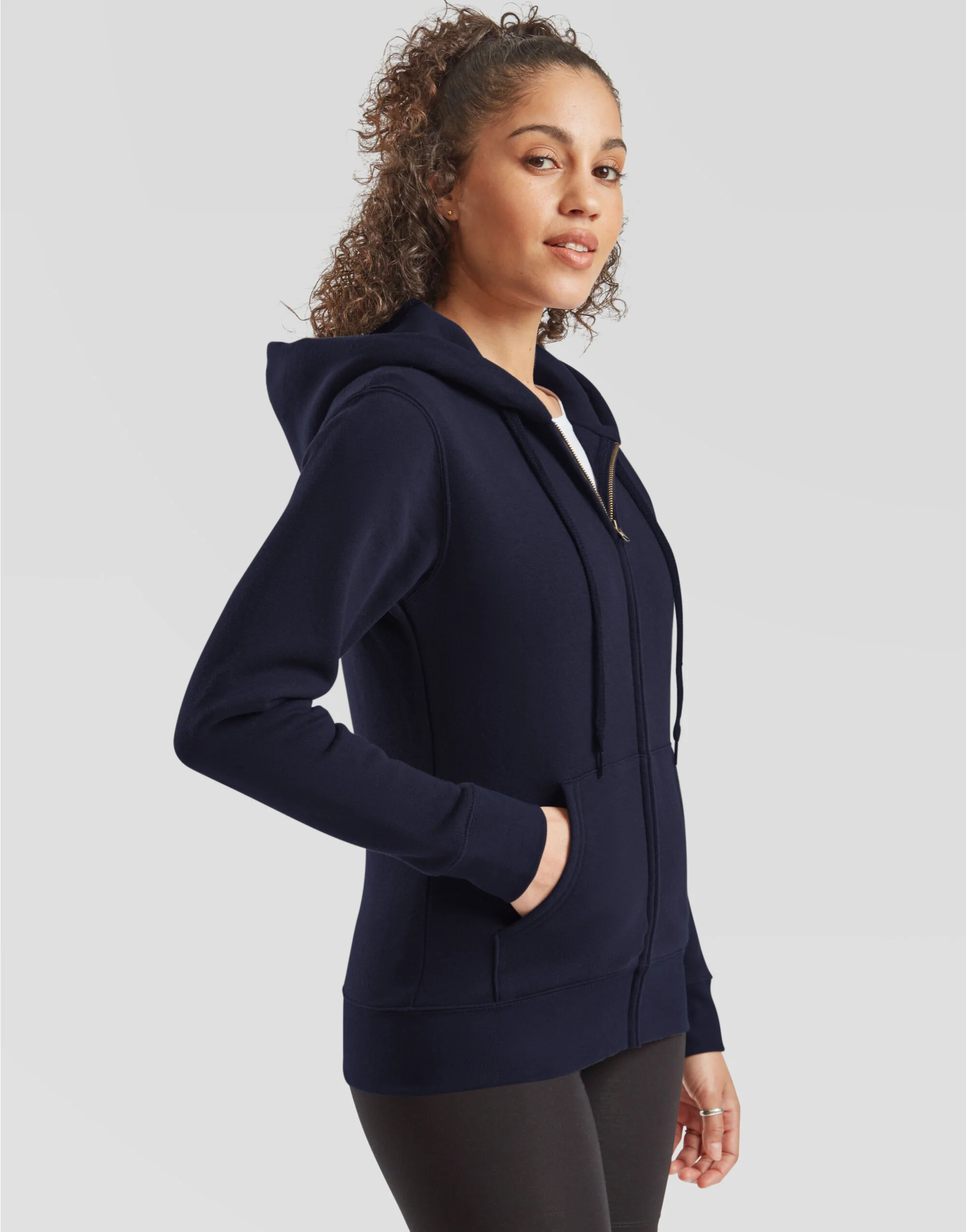 Fruit Of The Loom Ladies' Premium Hooded Sweat Jacket 62118