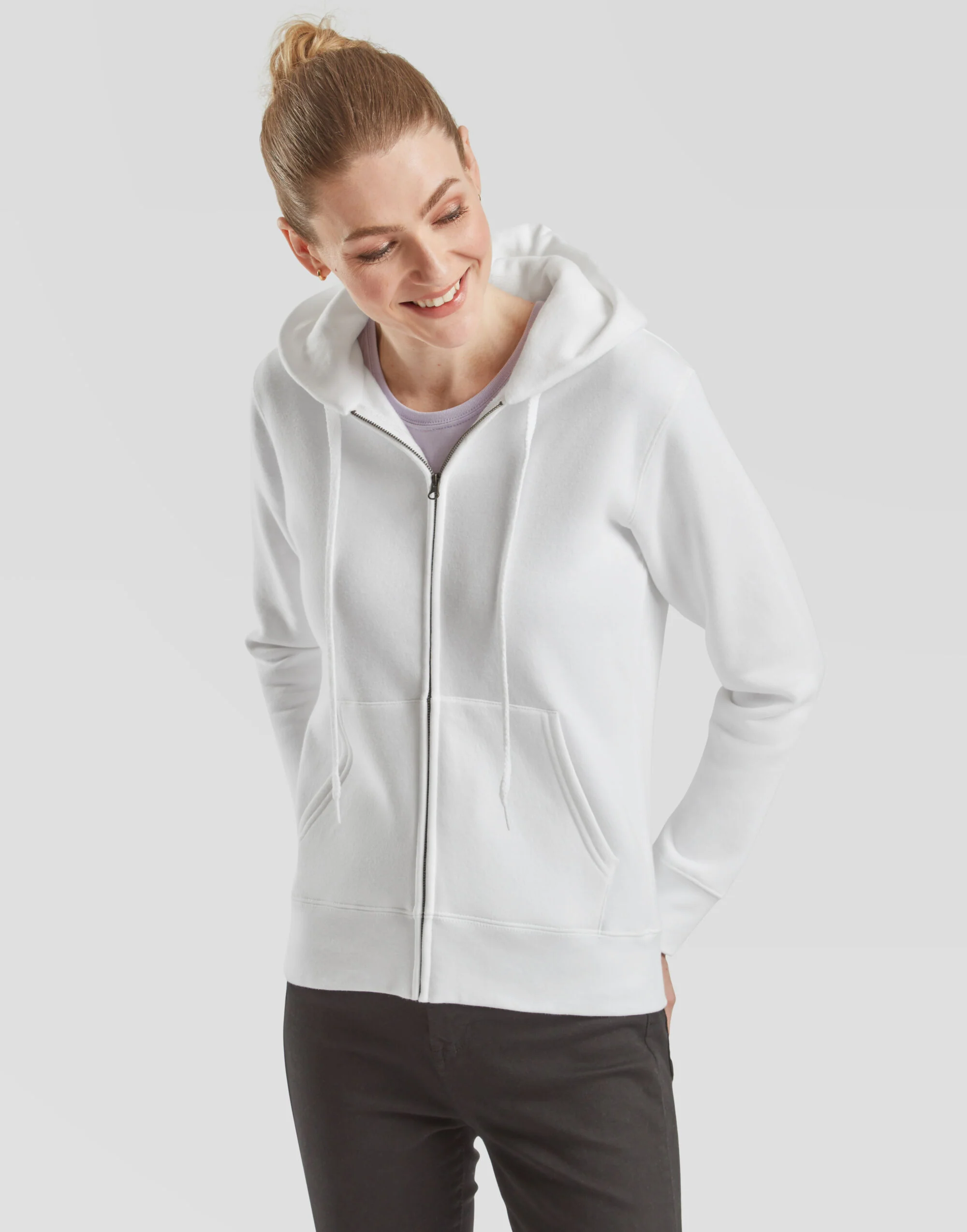 Fruit Of The Loom Ladies' Premium Hooded Sweat Jacket 62118 - Image 13