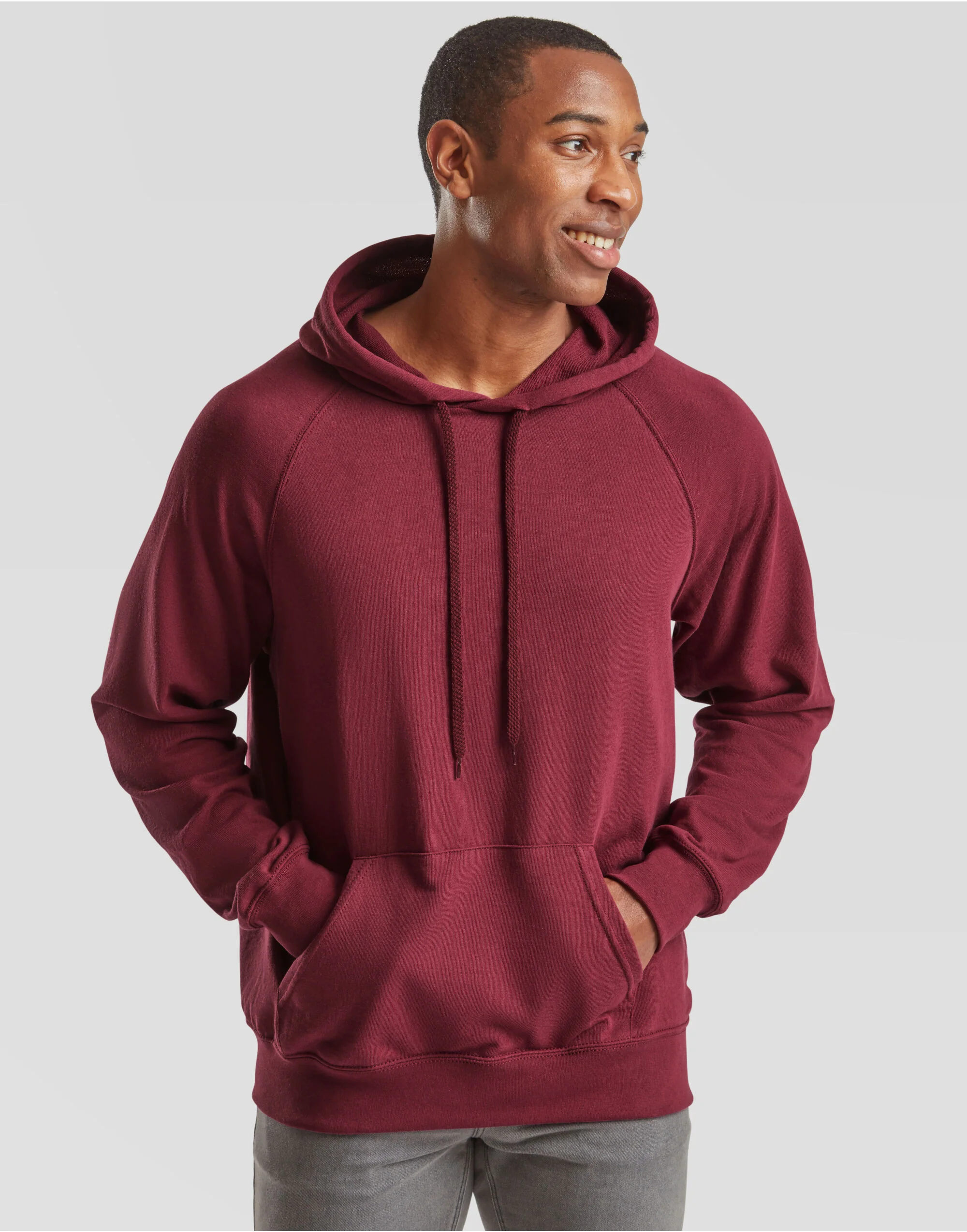 Fruit Of The Loom Men's Lightweight Hooded Sweat 62140 - Image 10