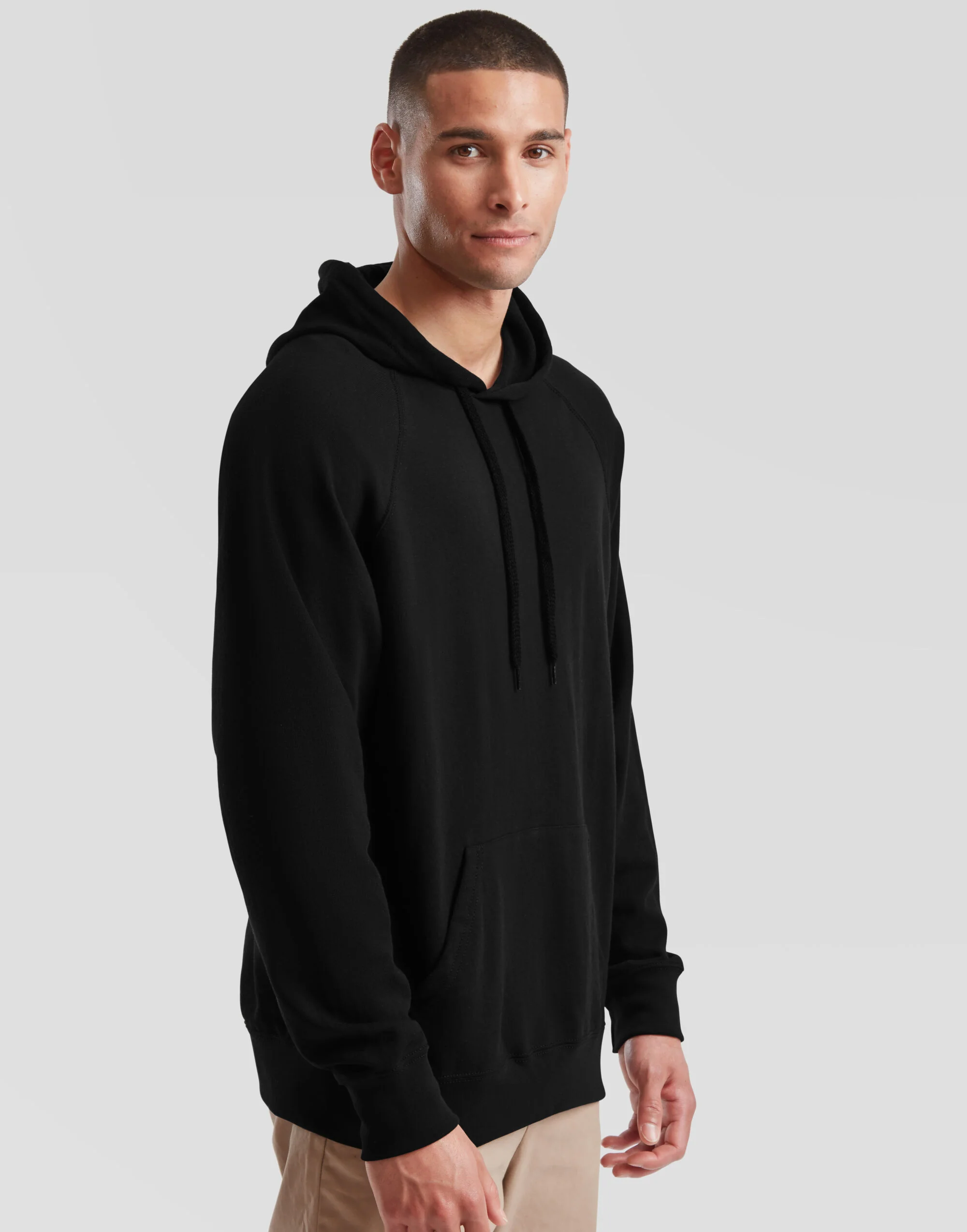 Fruit Of The Loom Men's Lightweight Hooded Sweat 62140 - Image 2