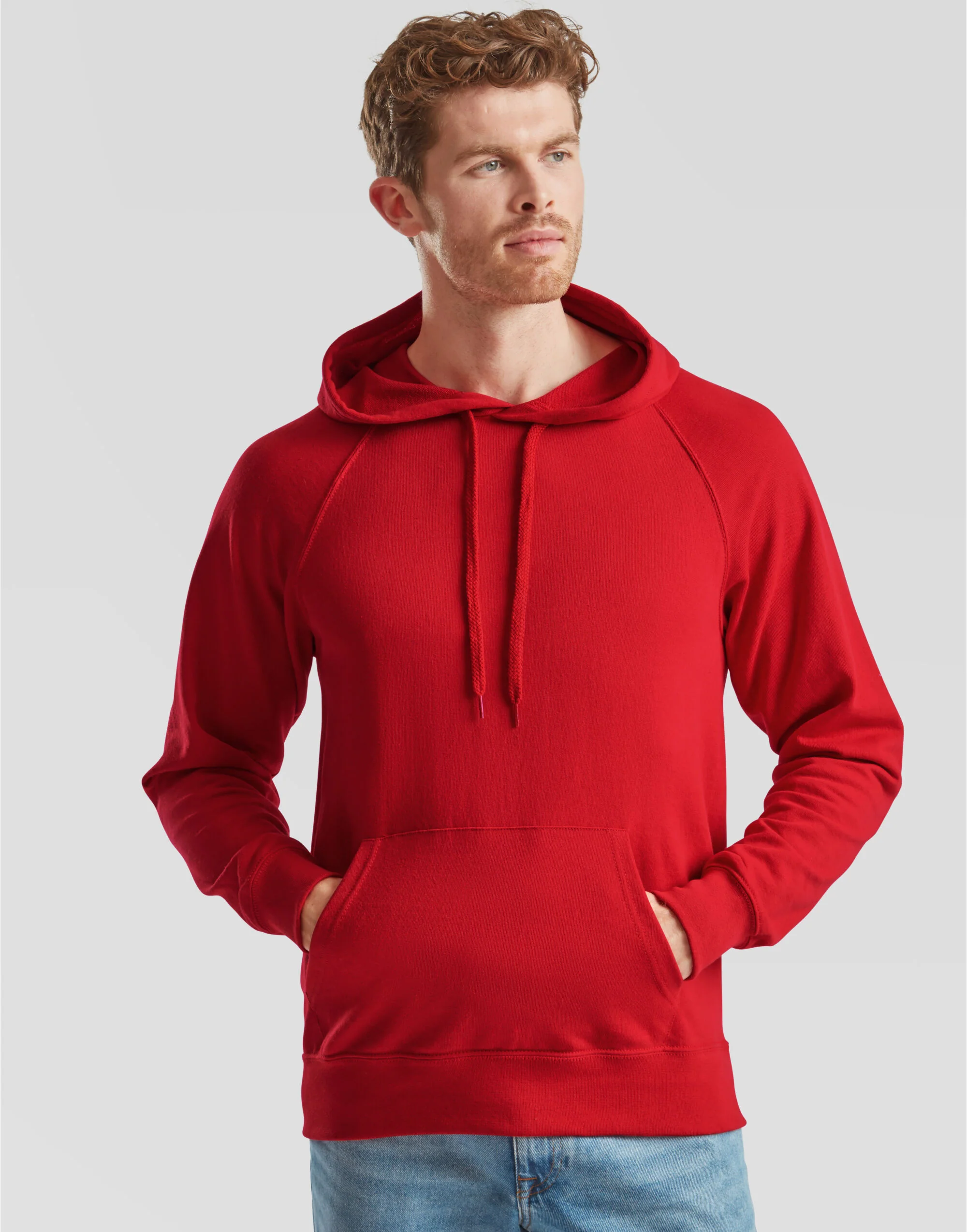 Fruit Of The Loom Men's Lightweight Hooded Sweat 62140 - Image 21