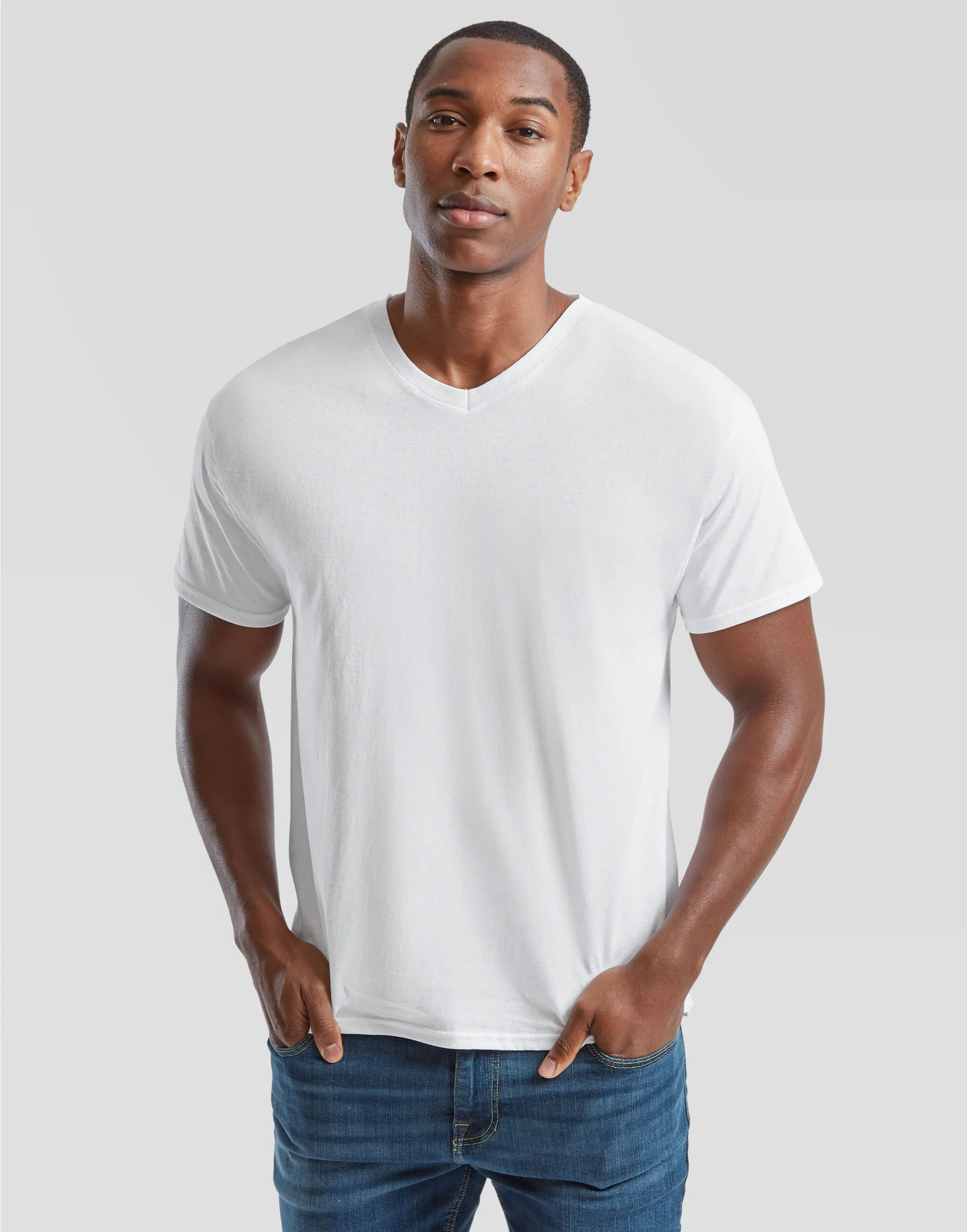 Fruit Of The Loom Men's Original V-Neck T 61426