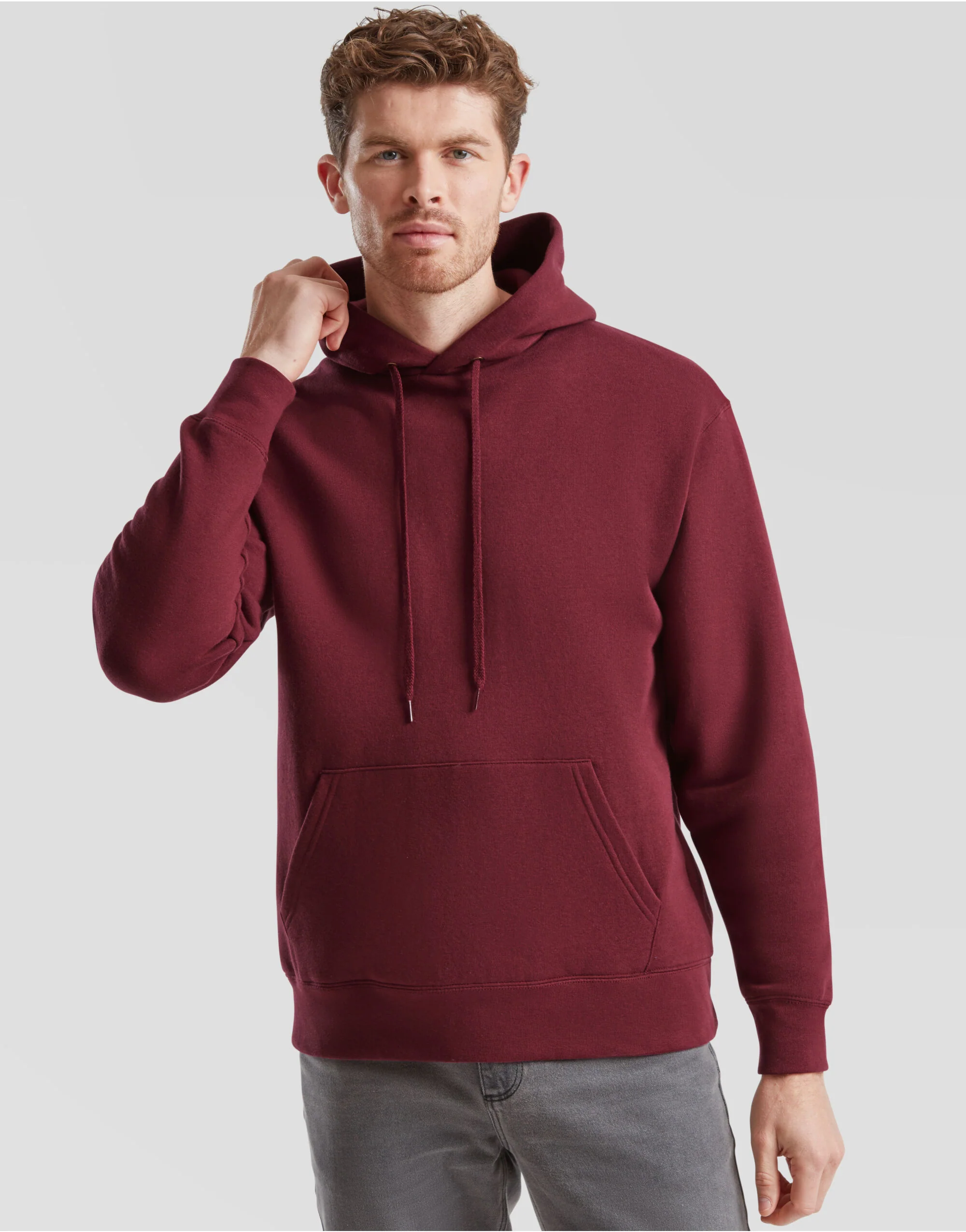 Fruit Of The Loom Men's Premium Hooded Sweat 62152 - Image 5