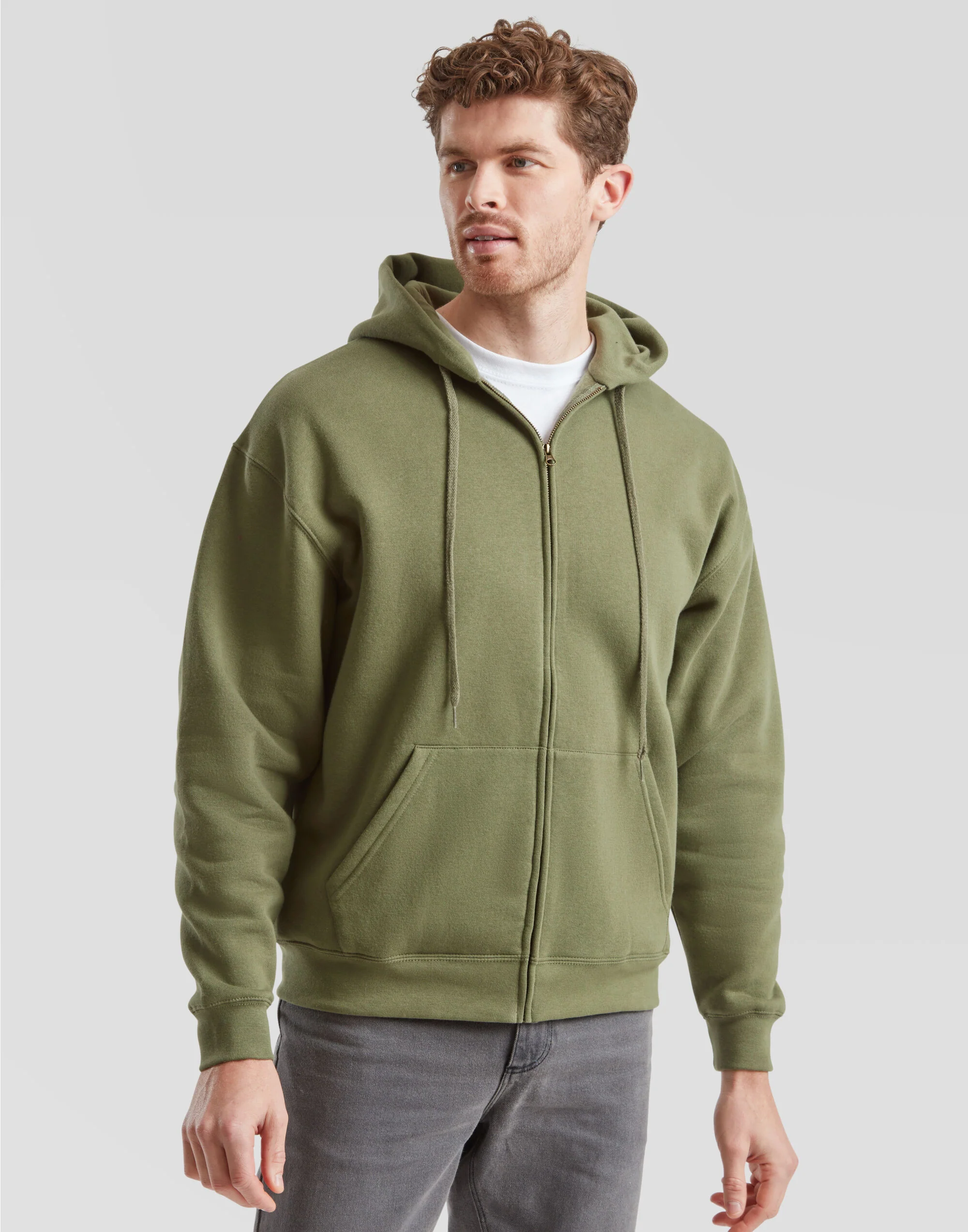 Fruit Of The Loom Men's Premium Hooded Sweat Jacket 62034 - Image 13