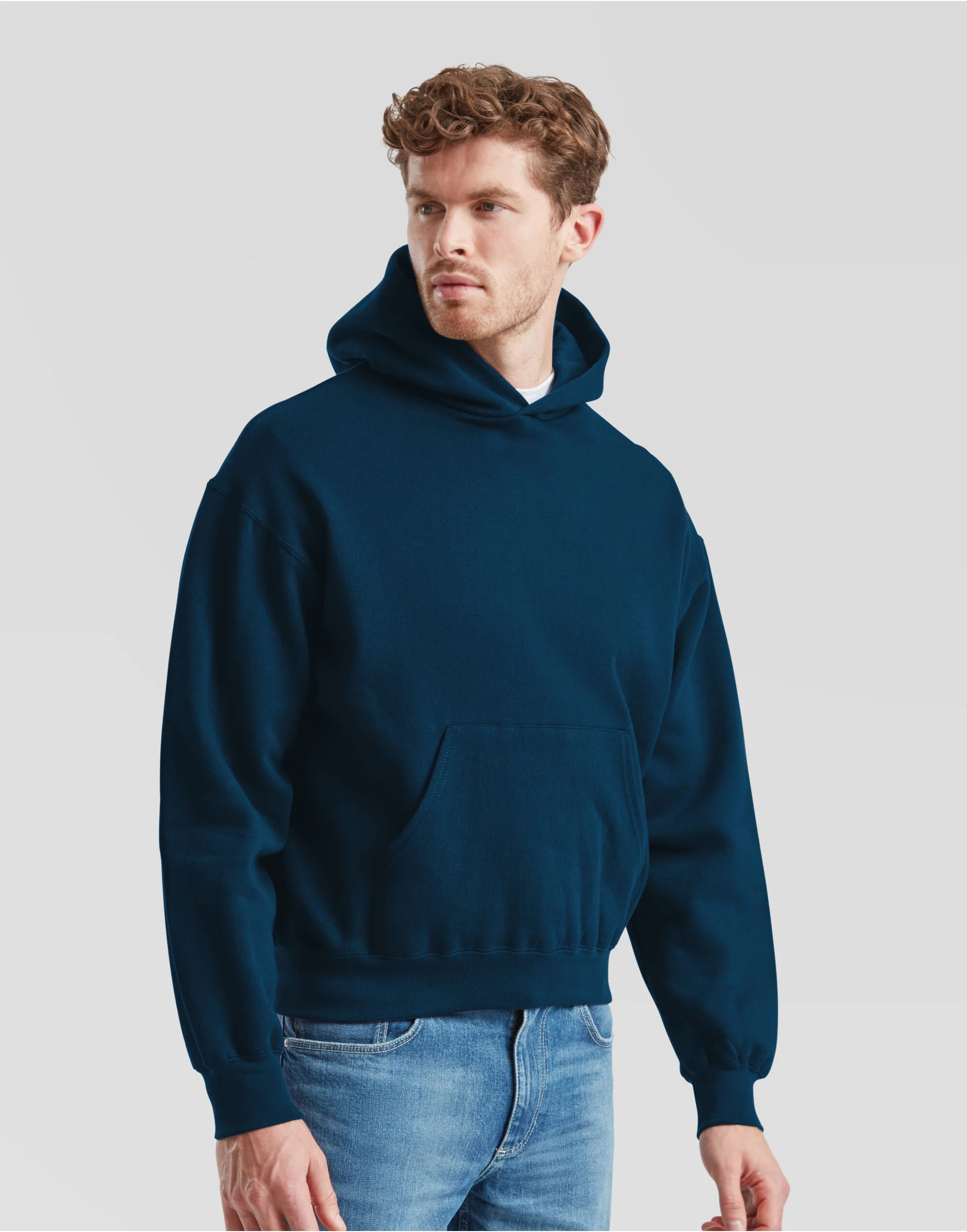 Fruit Of The Loom Supercotton Hooded Sweat 62278 - Image 7