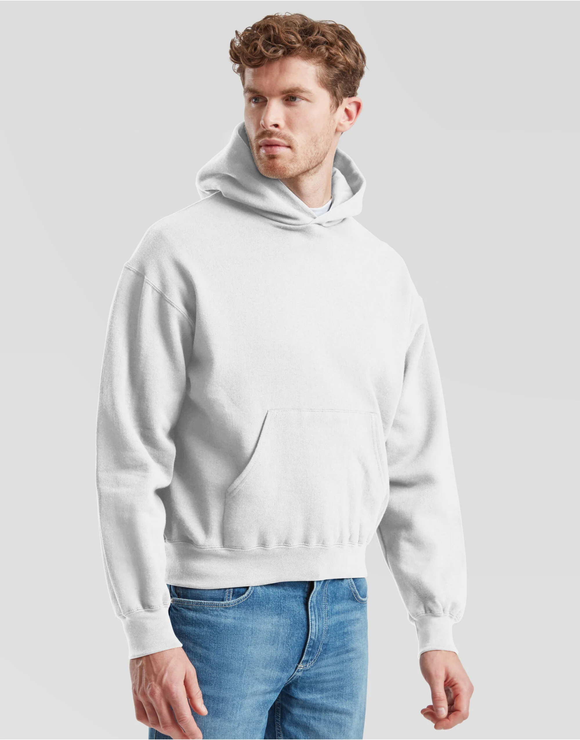 Fruit Of The Loom Supercotton Hooded Sweat 62278 - Image 8