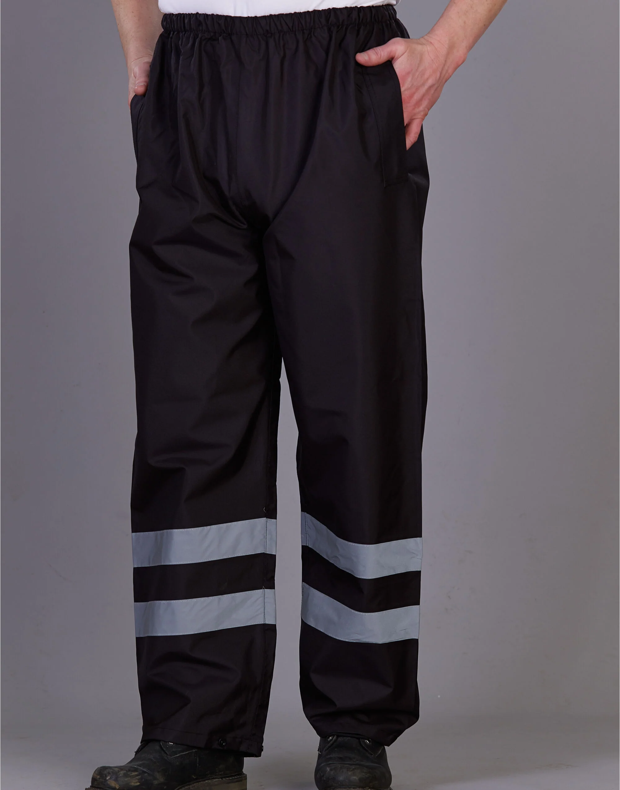 Yoko Hi-Vis Waterproof Over Trousers - HVS461 - Image 3