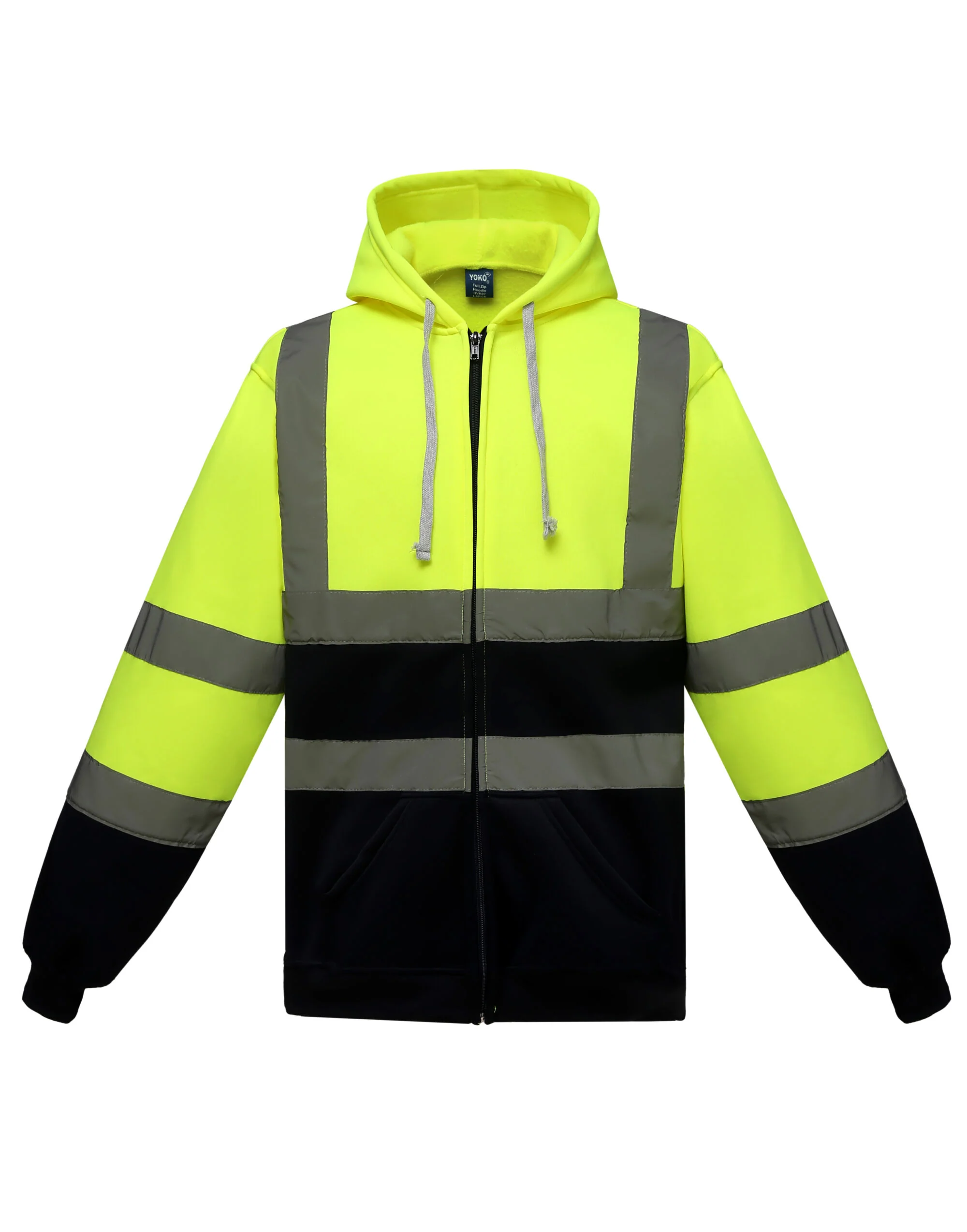 Yoko Hi-Vis Zipped Hoodie - HVK07 - Image 12