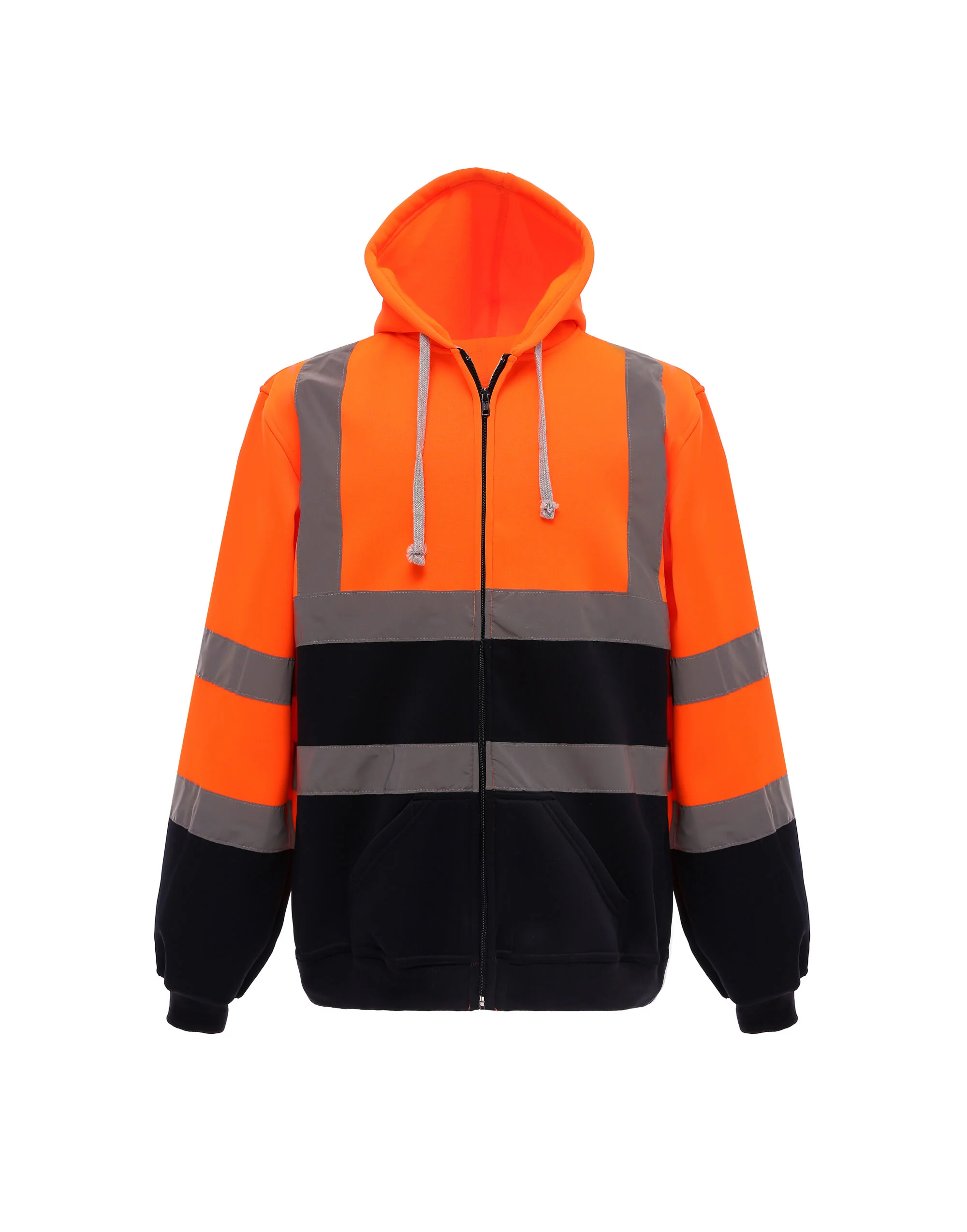 Yoko Hi-Vis Zipped Hoodie - HVK07 - Image 5