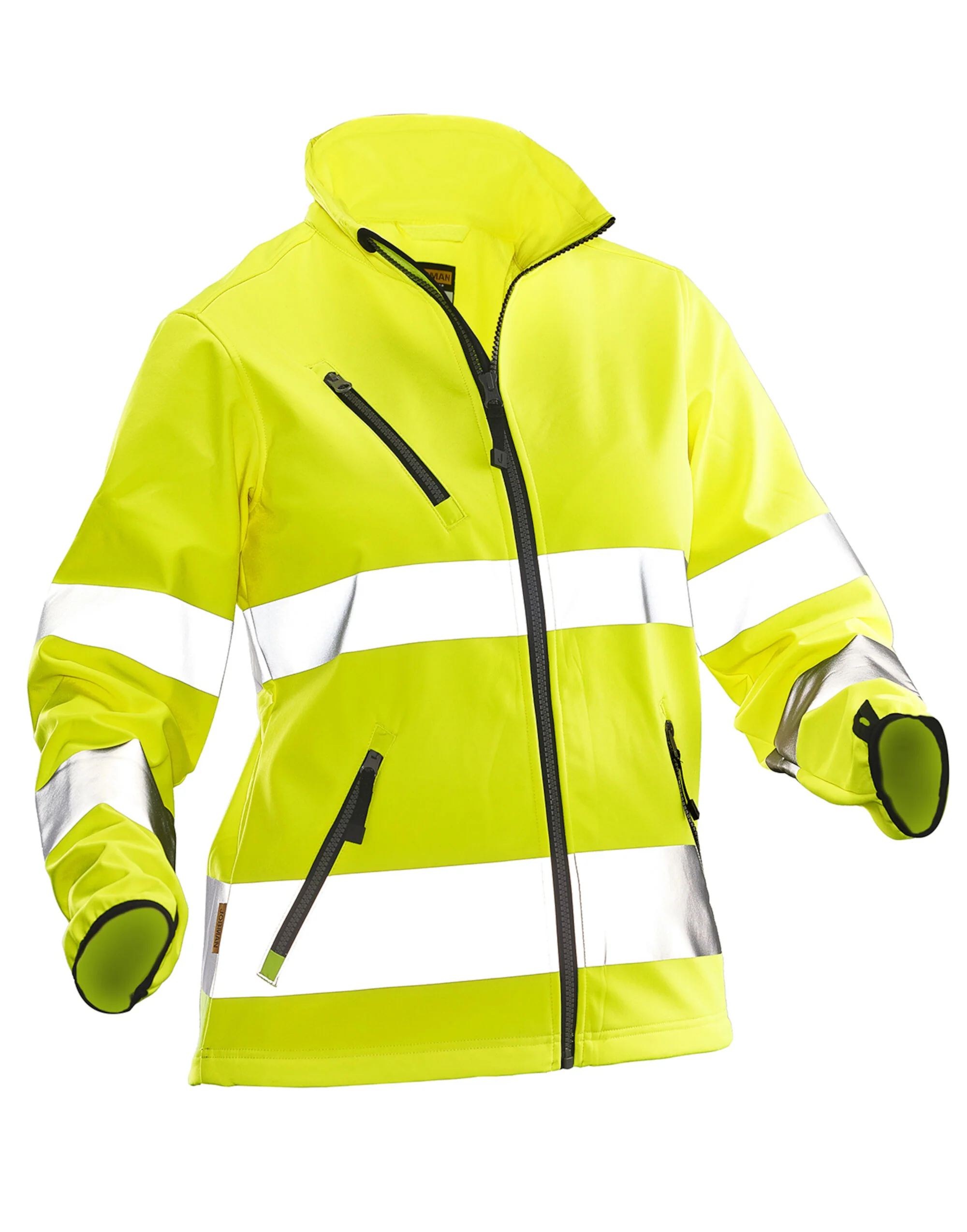Jobman - Women's Softshell Jacket Hi-Vis - JM1210 - Image 2