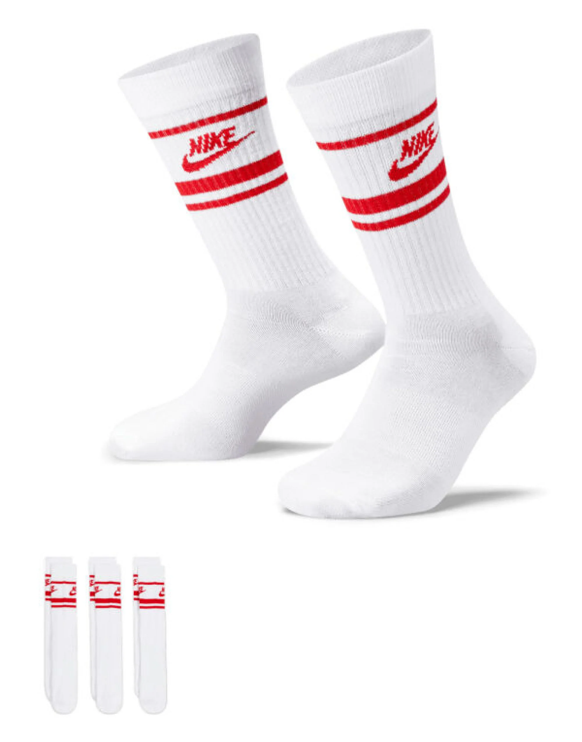 Nike Sportswear Everyday Essential Crew Socks 3PR - DX5089 - Image 3