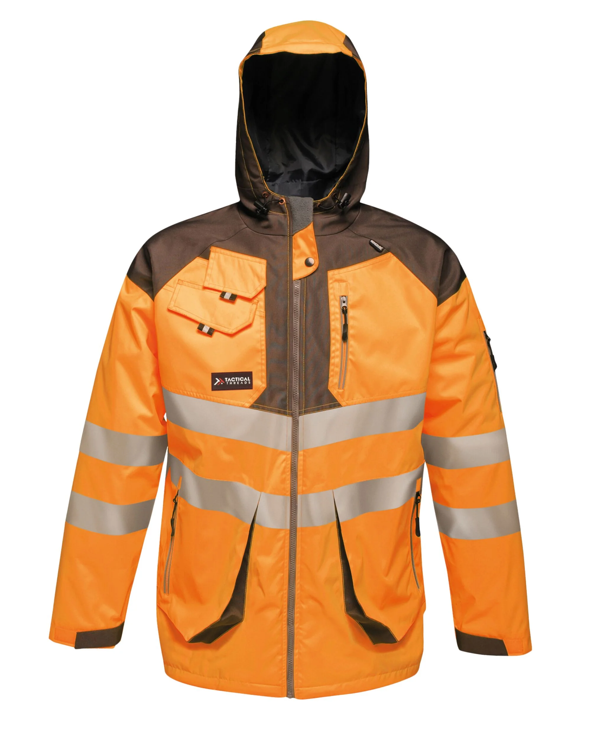 Regatta High Visibility Hi-Vis Parka Jacket TRA340 - Image 2