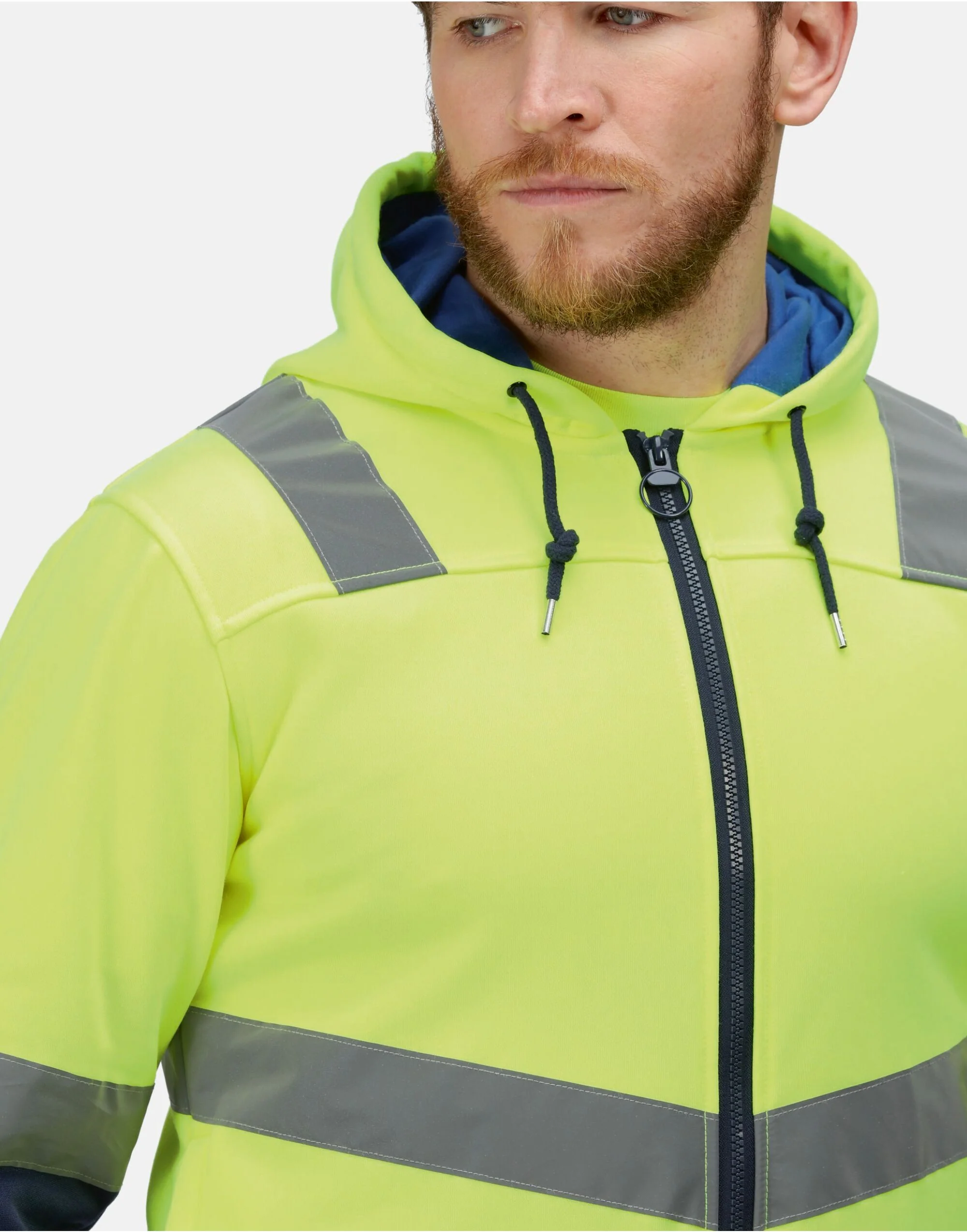 Regatta High Visibility Pro Hi Vis Full Zip Hoodie - TRF625 - Image 12