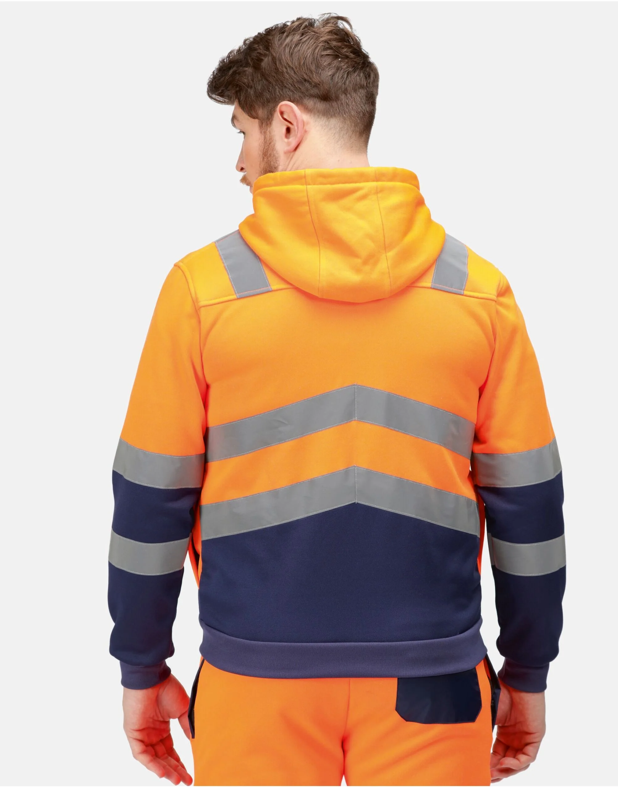 Regatta High Visibility Pro Hi Vis Full Zip Hoodie - TRF625 - Image 4