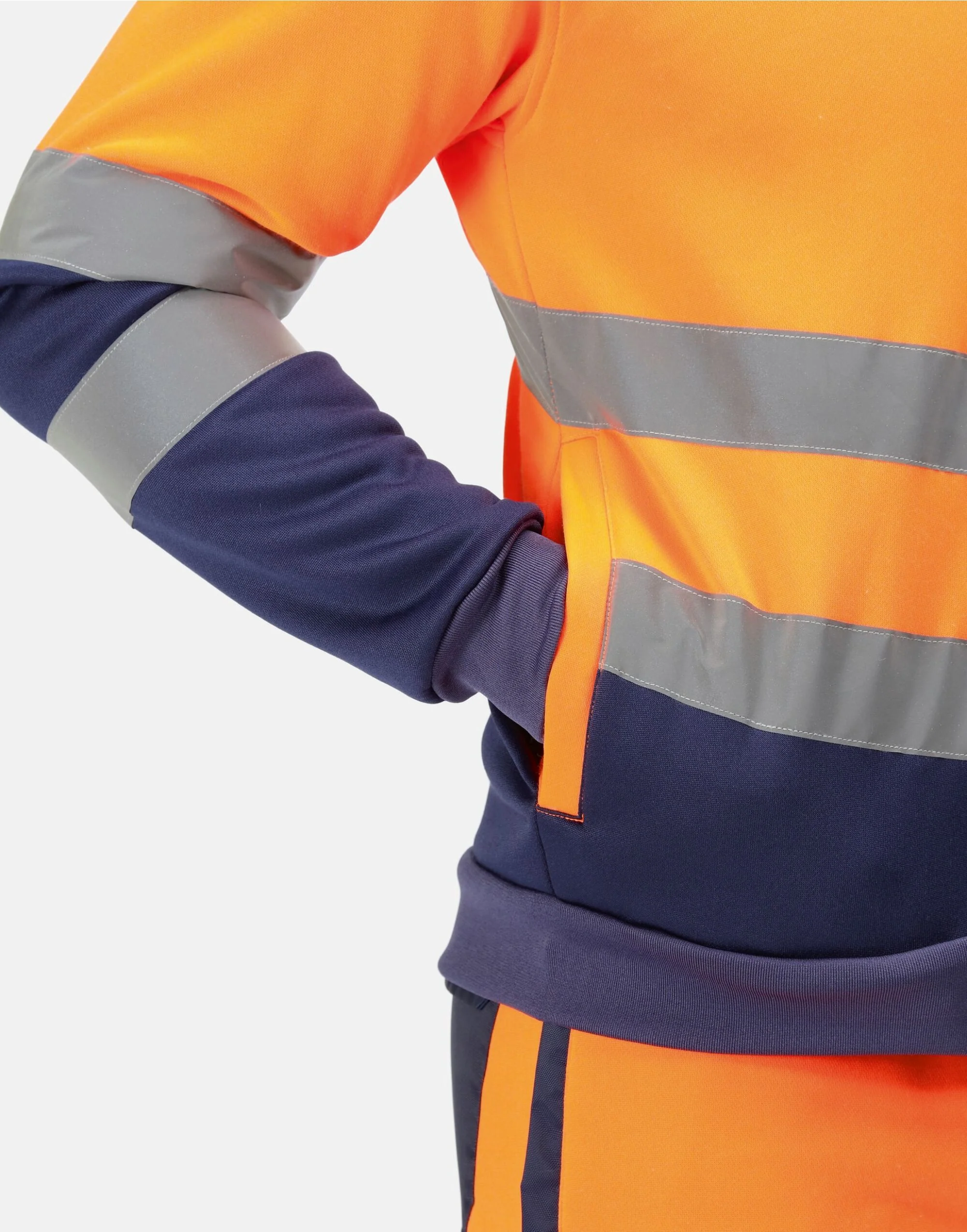 Regatta High Visibility Pro Hi Vis Full Zip Hoodie - TRF625 - Image 7
