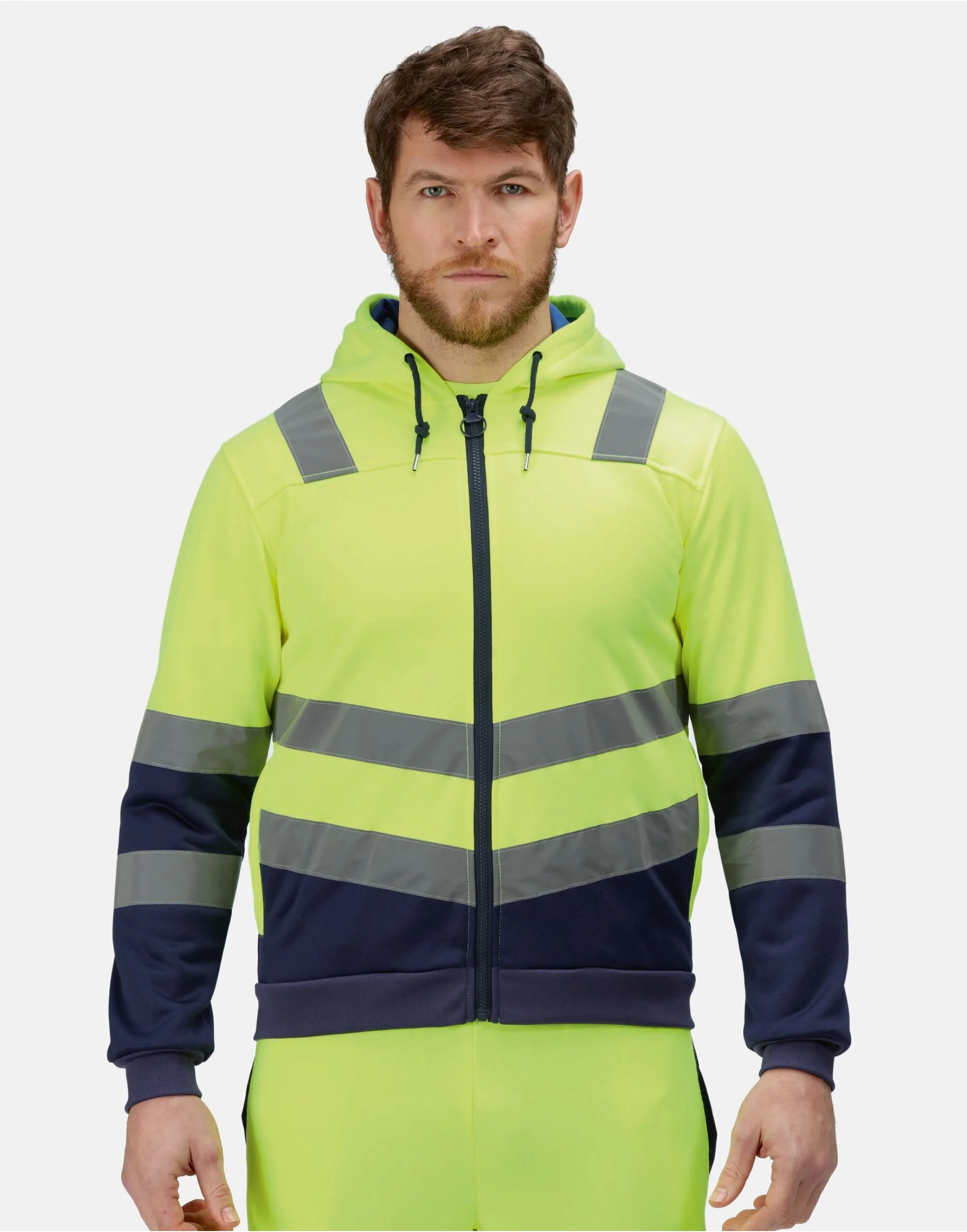 Regatta High Visibility Pro Hi Vis Full Zip Hoodie - TRF625 - Image 8