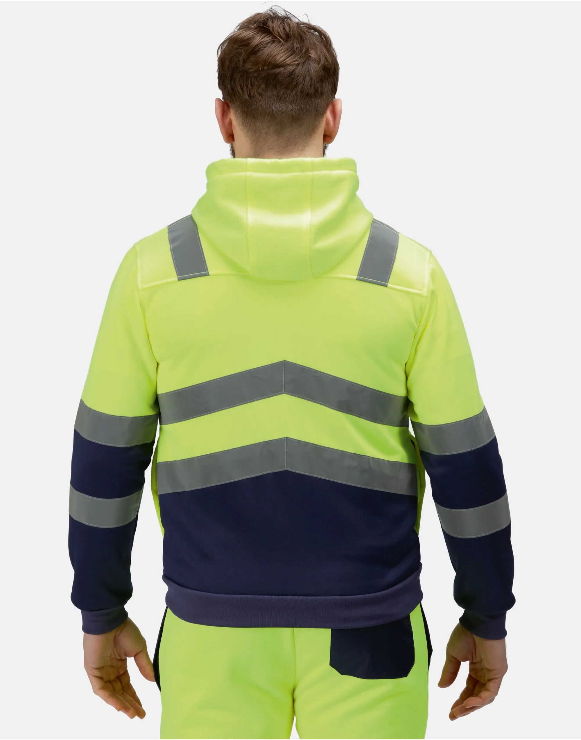 Regatta High Visibility Pro Hi Vis Full Zip Hoodie - TRF625 - Image 9