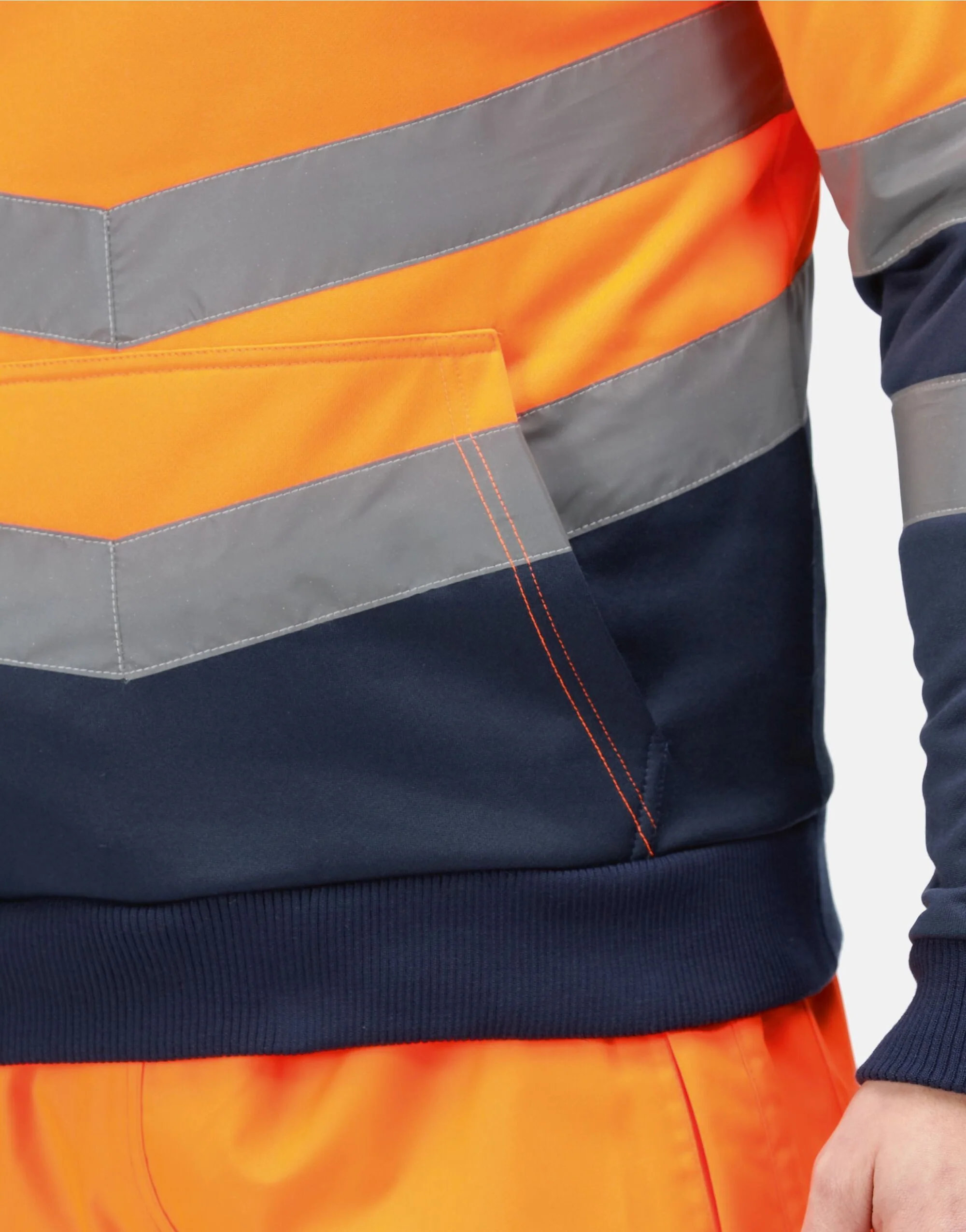 Regatta High Visibility Pro Hi Vis Overhead Hoody - TRF663 - Image 7