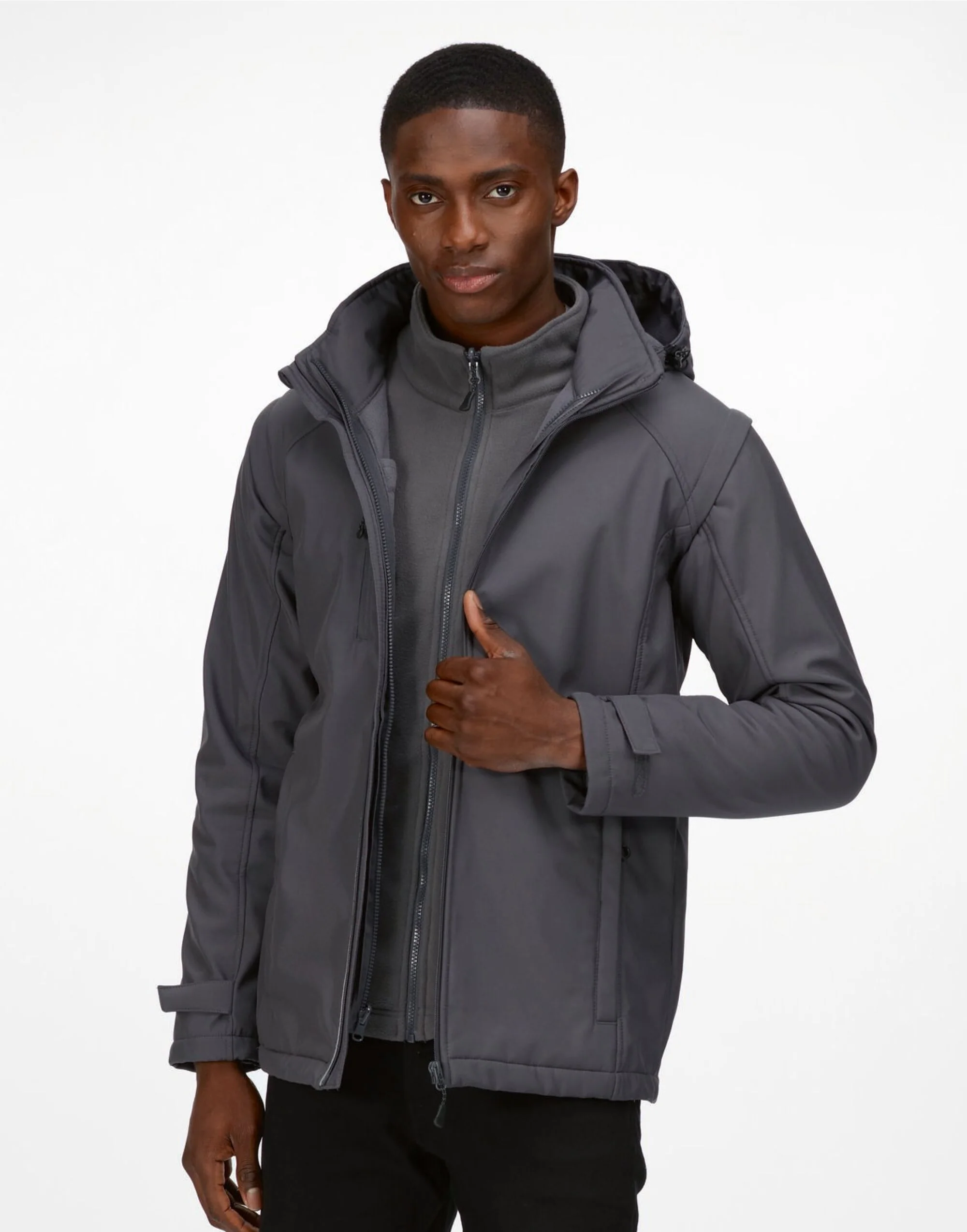 Regatta Professional Men's Erasmus 4-In-1 Softshell Jacket - TRA713 - Image 3