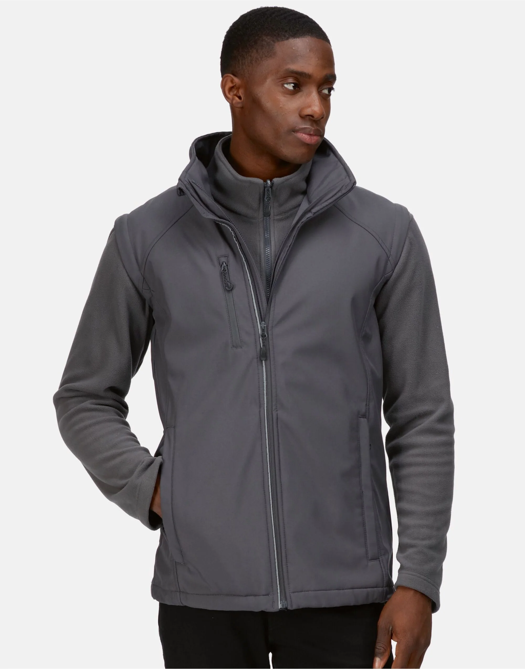 Regatta Professional Men's Erasmus 4-In-1 Softshell Jacket - TRA713 - Image 7