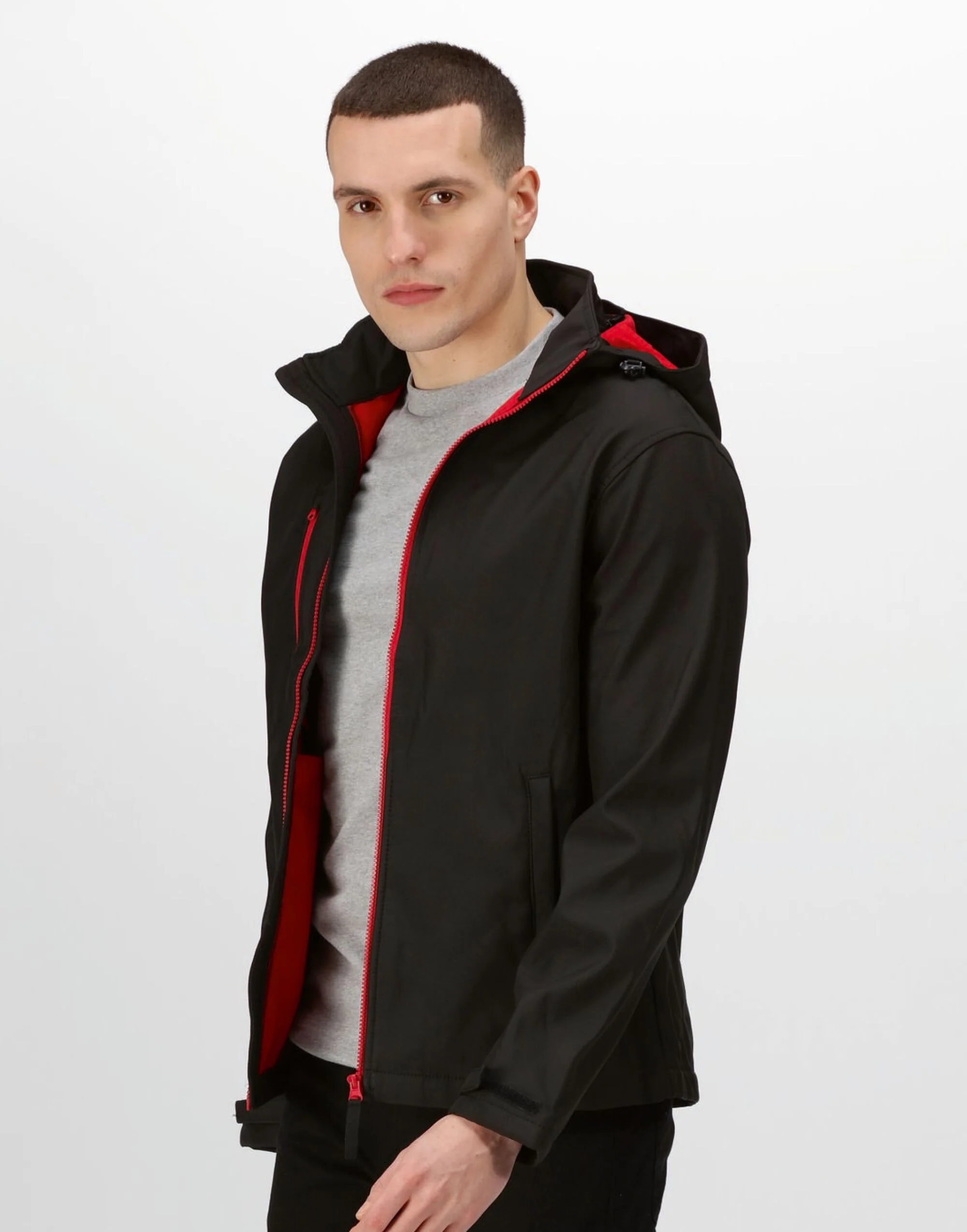 Regatta Professional Venturer 3 Layer Hooded Softshell TRA701 - Image 12
