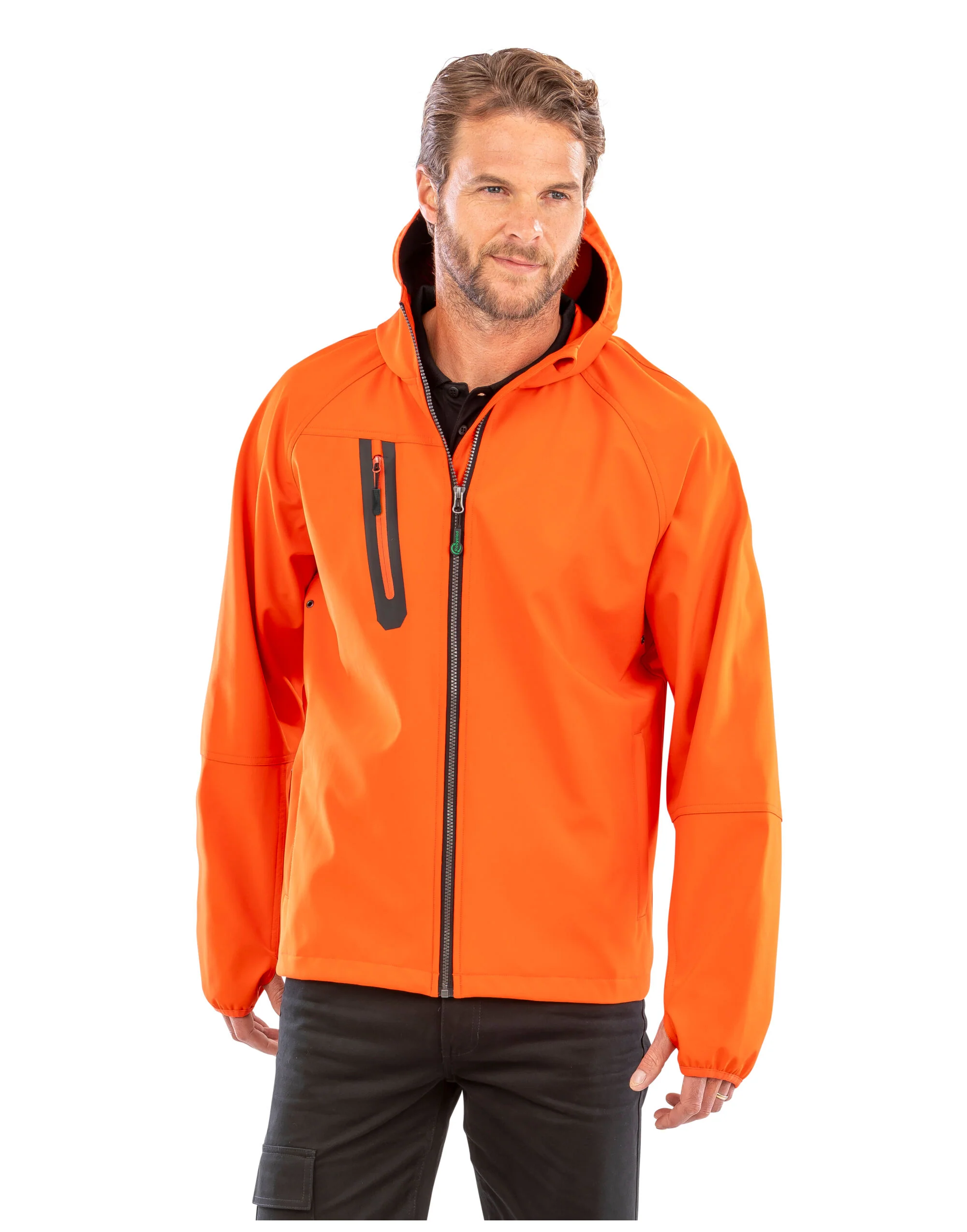 Result Recycled 3-Layer Recycled Printable Casual Hooded Softshell R909X