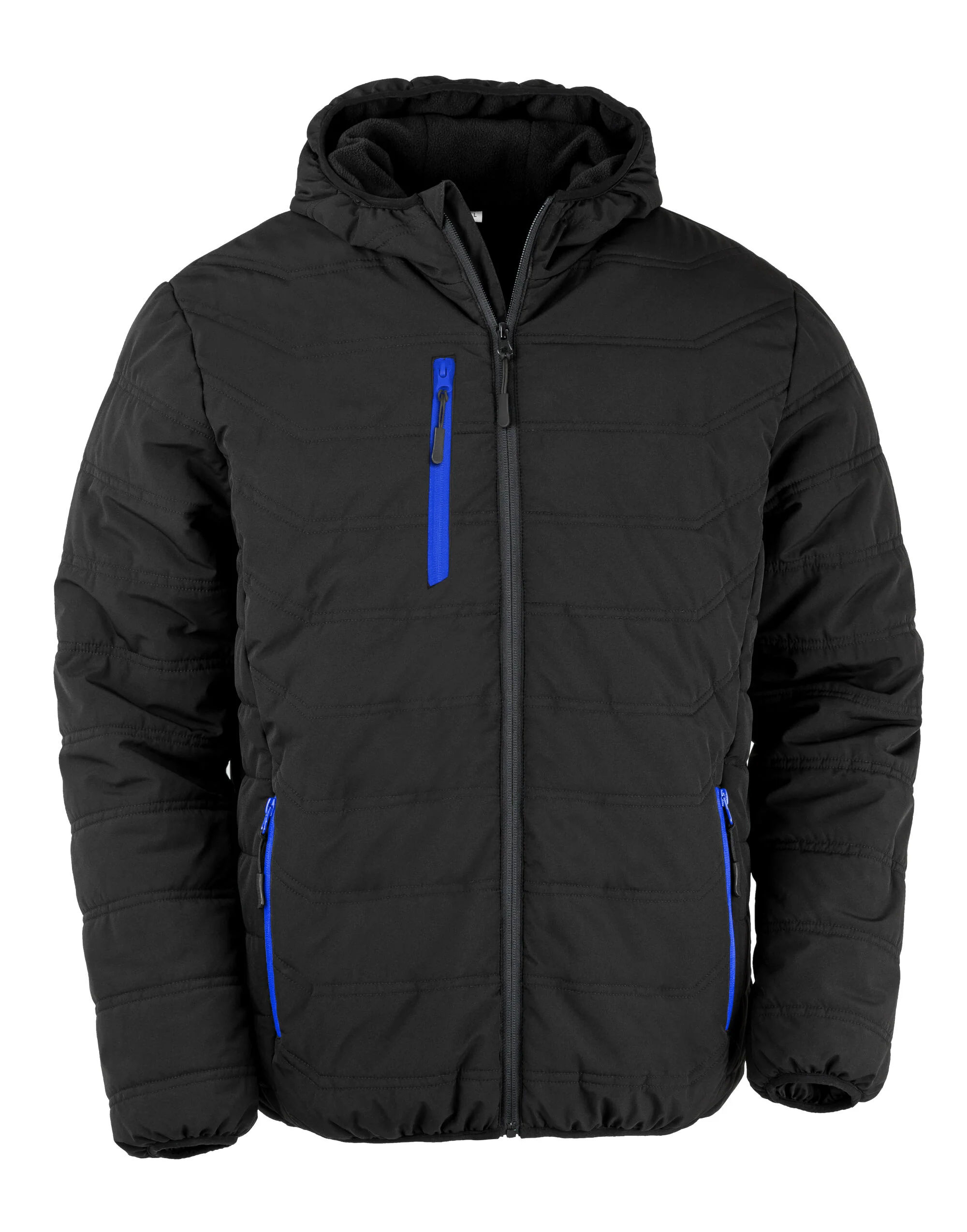 Result Recycled Black Compass Padded Winter Jacket R240X - Image 9