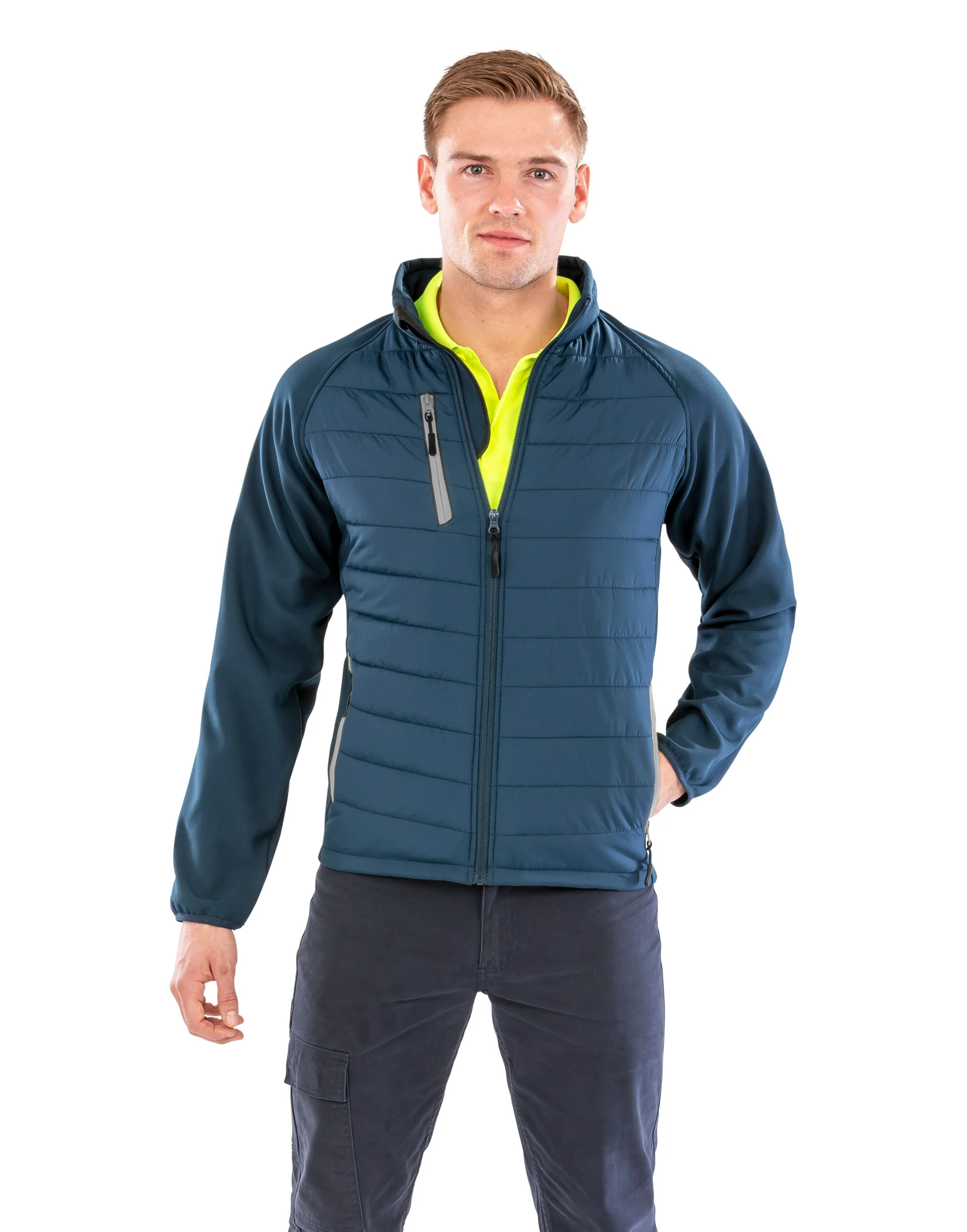 Result Recycled Compass Padded Softshell Jacket R237X