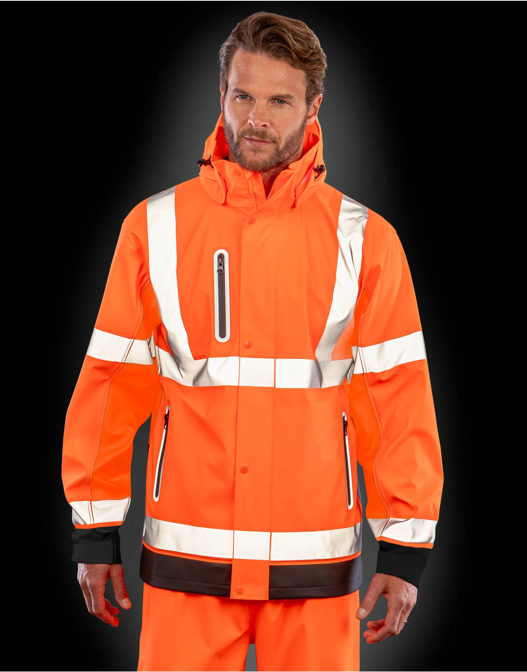 Result Recycled Heavy Duty Prism PU Safe & Dry Jacket With Recycled Backing R507X