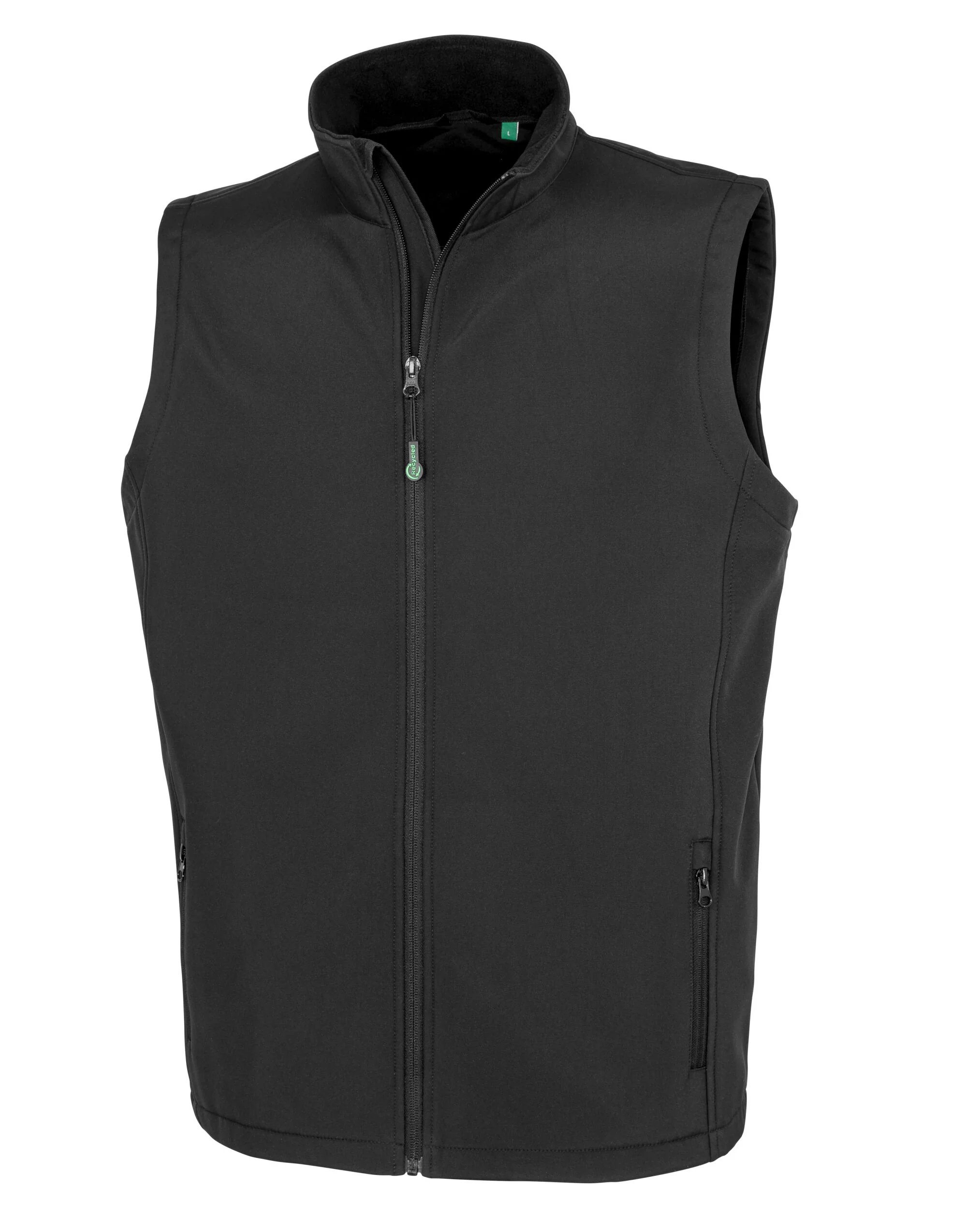 Result Recycled Men's Recycled 2-Layer Printable Softshell Bodywarmer R902M - Image 2