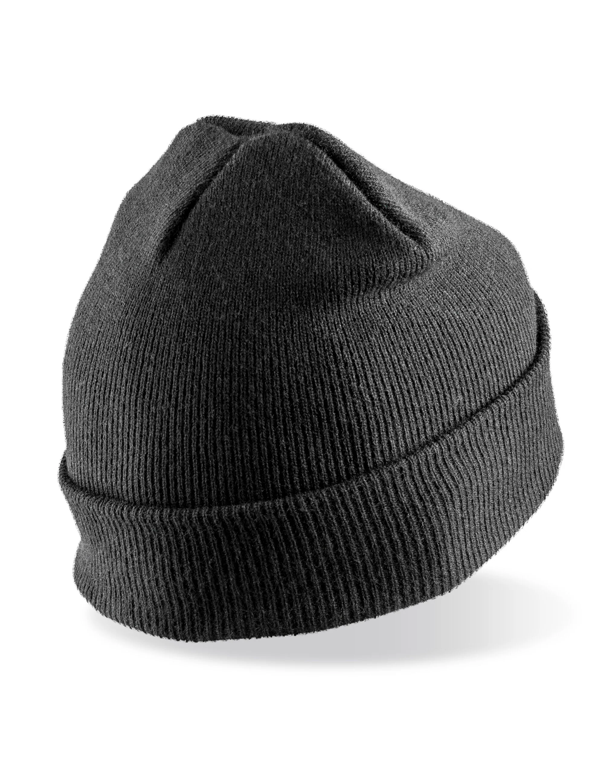 Result Recycled Recycled Double Knit Printers Beanie RC927X - Image 6