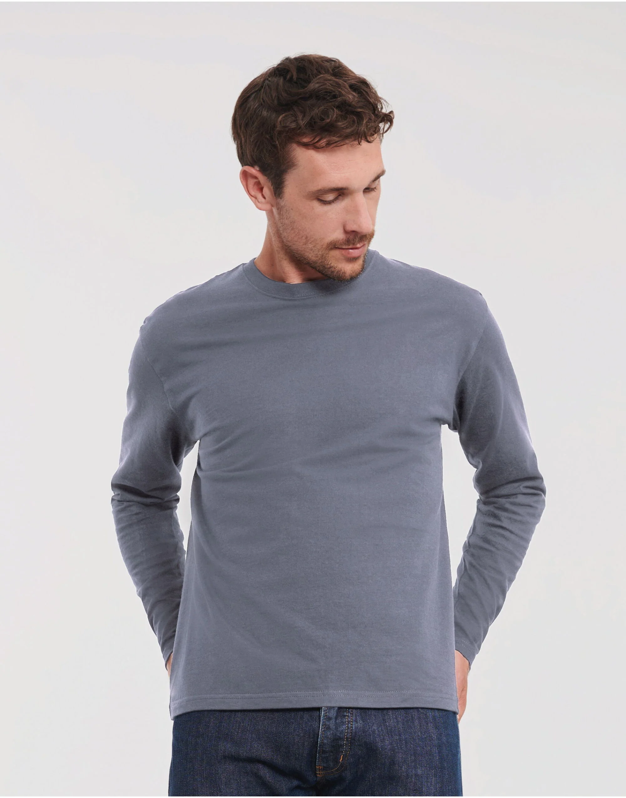 Russell Classic Long Sleeve T - R180L - Image 5