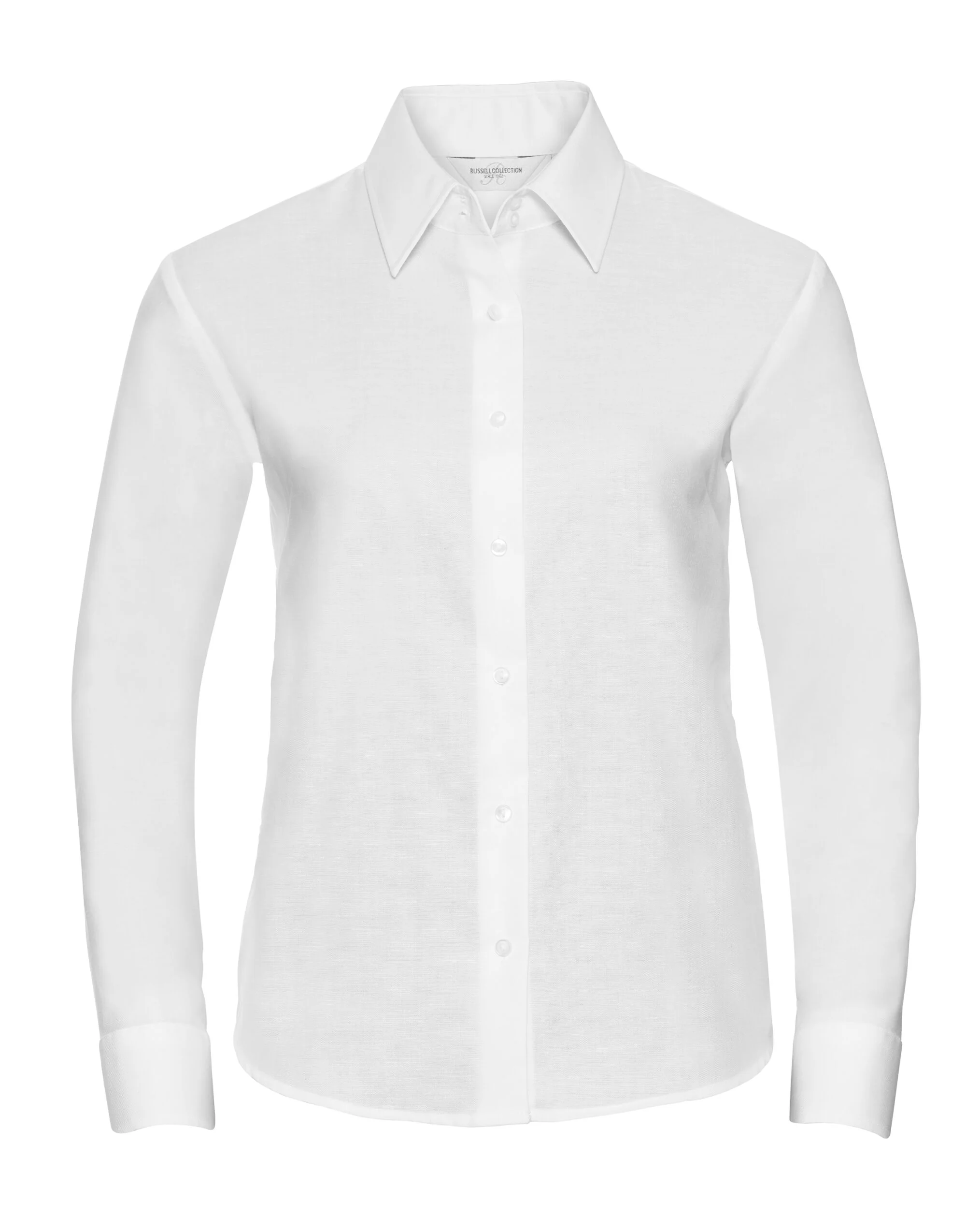 Russell Collection - Ladies' Long Sleeve Tailored Oxford Shirt - 932F - Image 10