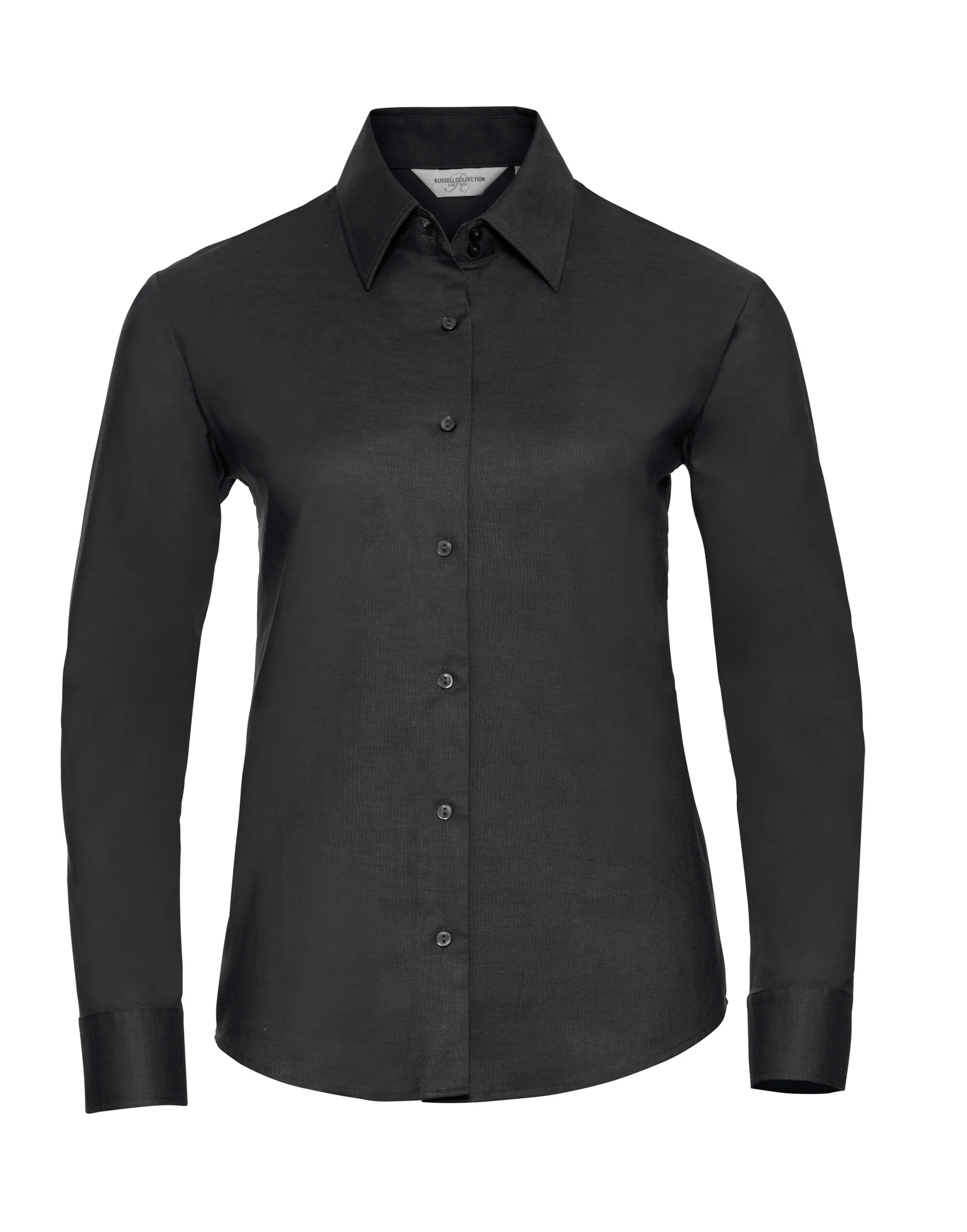 Russell Collection - Ladies' Long Sleeve Tailored Oxford Shirt - 932F - Image 4