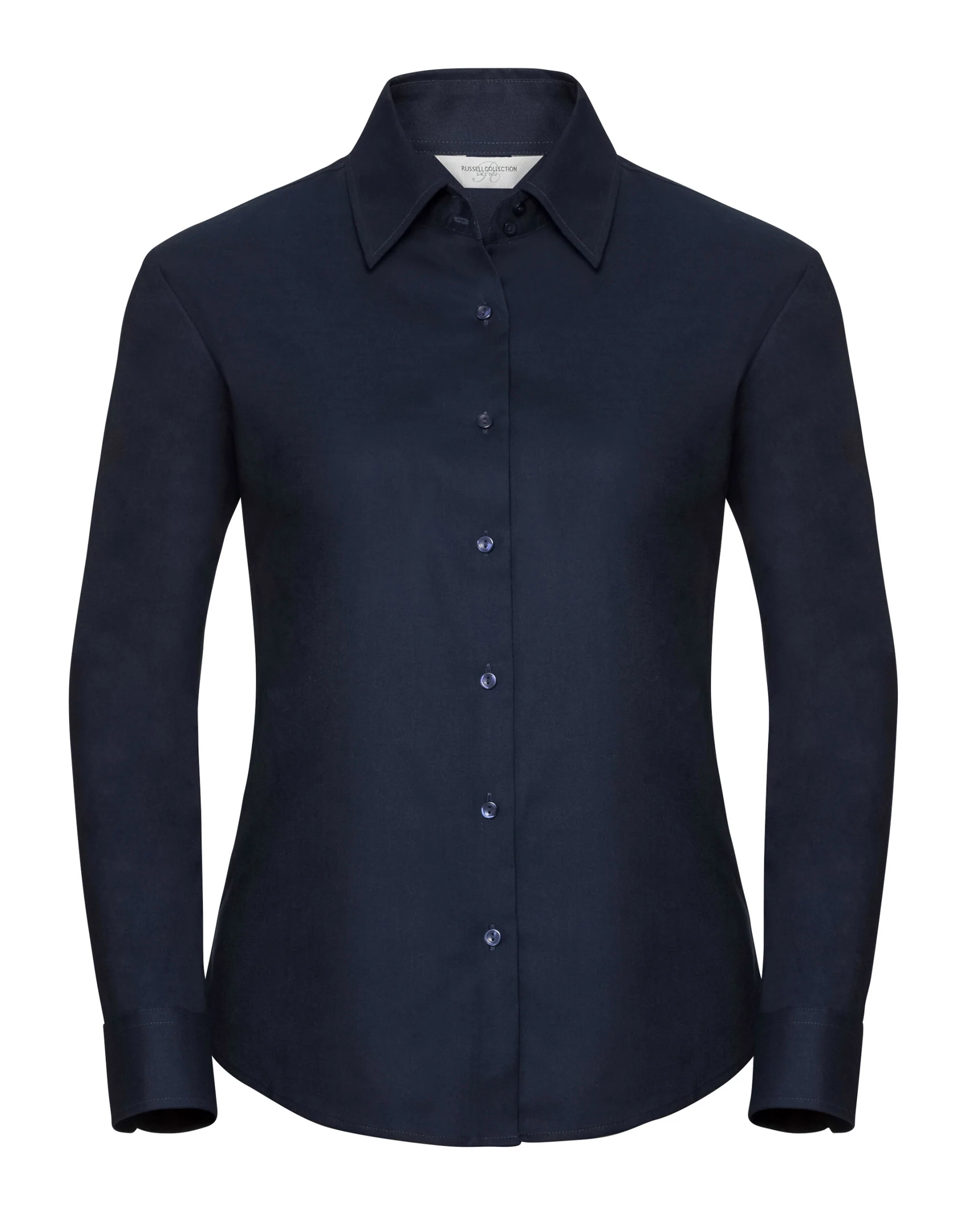Russell Collection - Ladies' Long Sleeve Tailored Oxford Shirt - 932F - Image 6