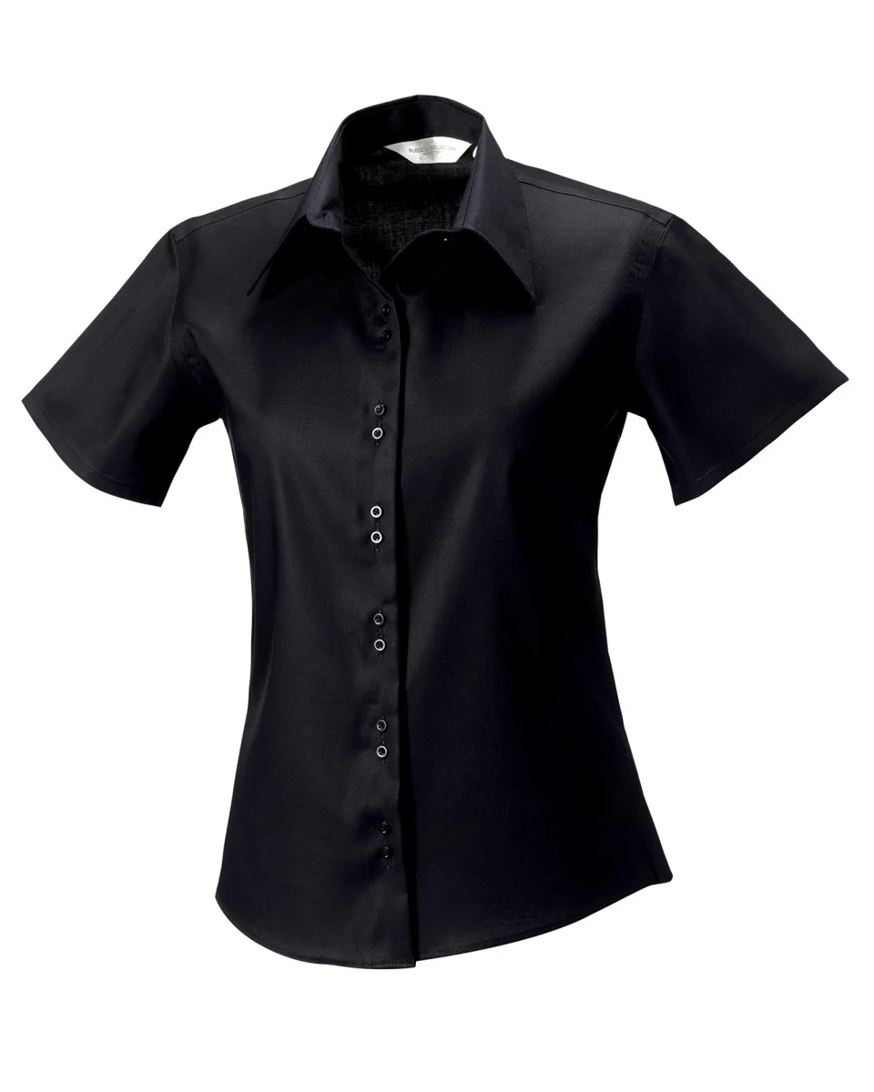 Russell Collection - Ladies' Short Sleeve Tailored Ultimate Non-Iron Shirt - 957F - Image 3