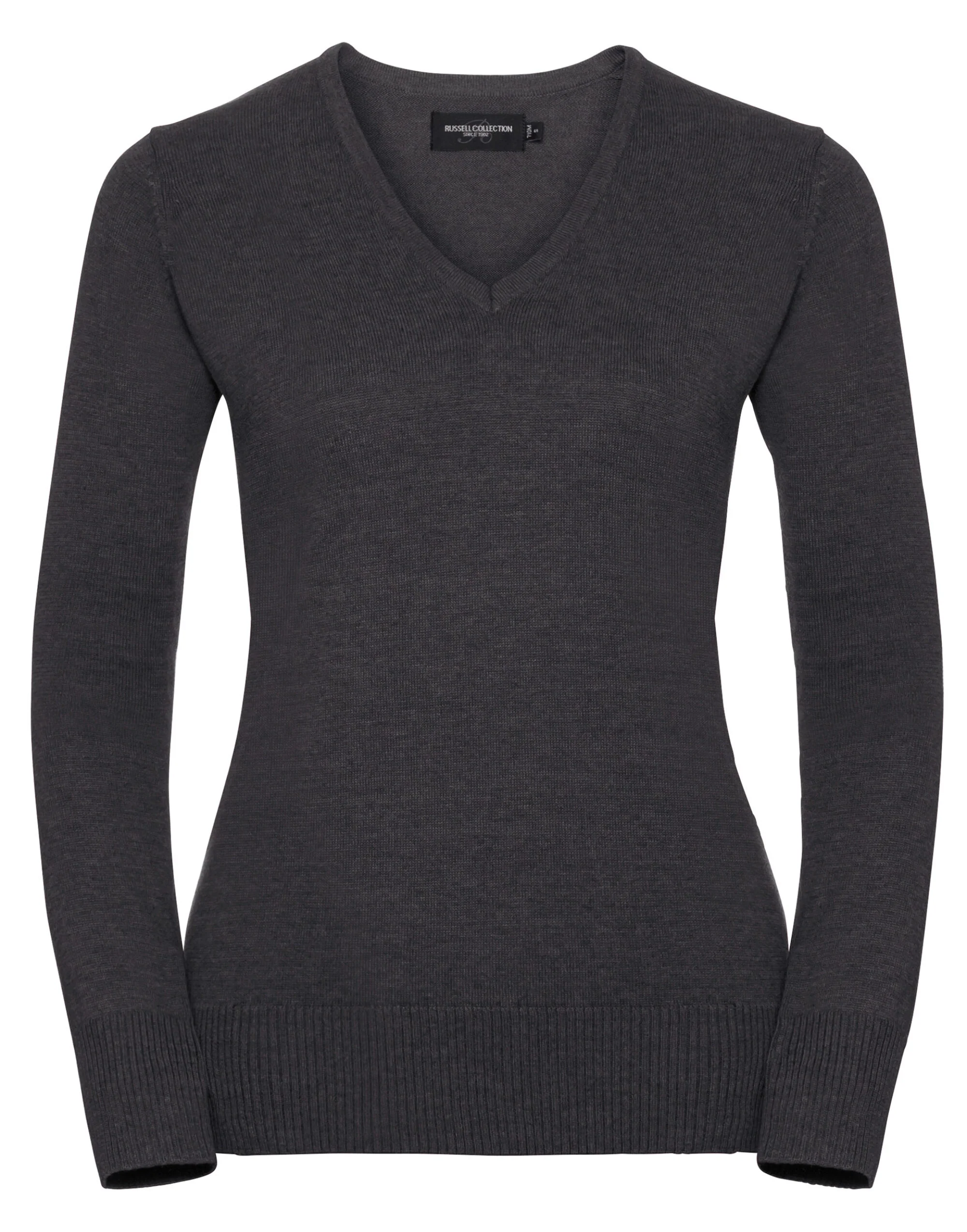 Russell Collection - Ladies' V-Neck Knitted Pullover - 710F - Image 7