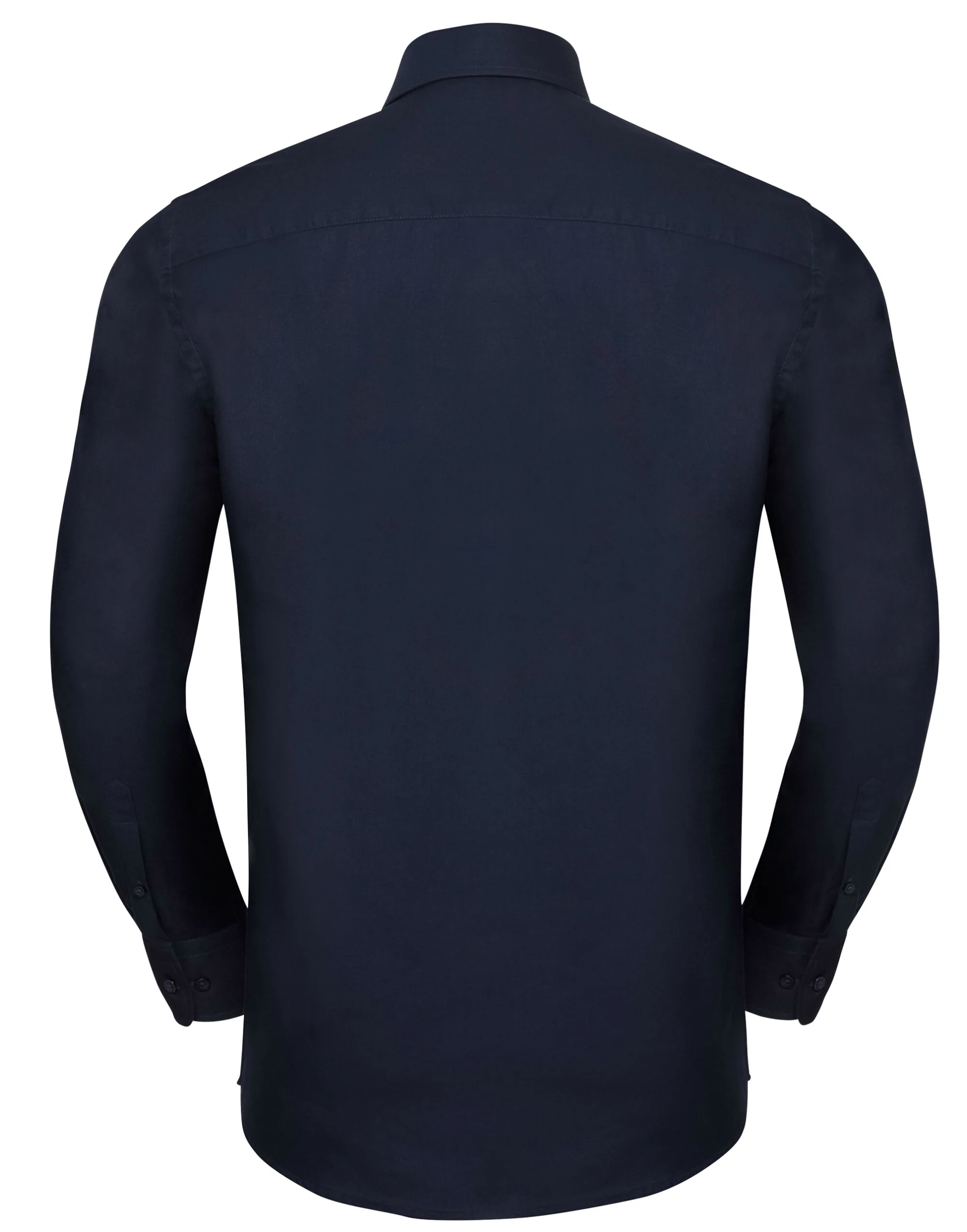Russell Collection - Men's Long Sleeve Tailored Oxford Shirt - 922M - Image 4