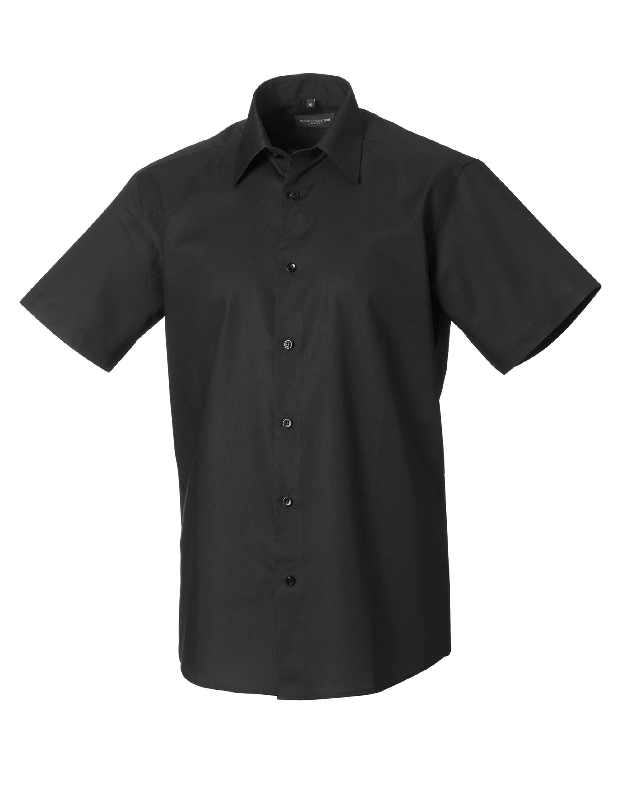Russell Collection - Men's Short Sleeve Tailored Oxford Shirt - 923M - Image 4