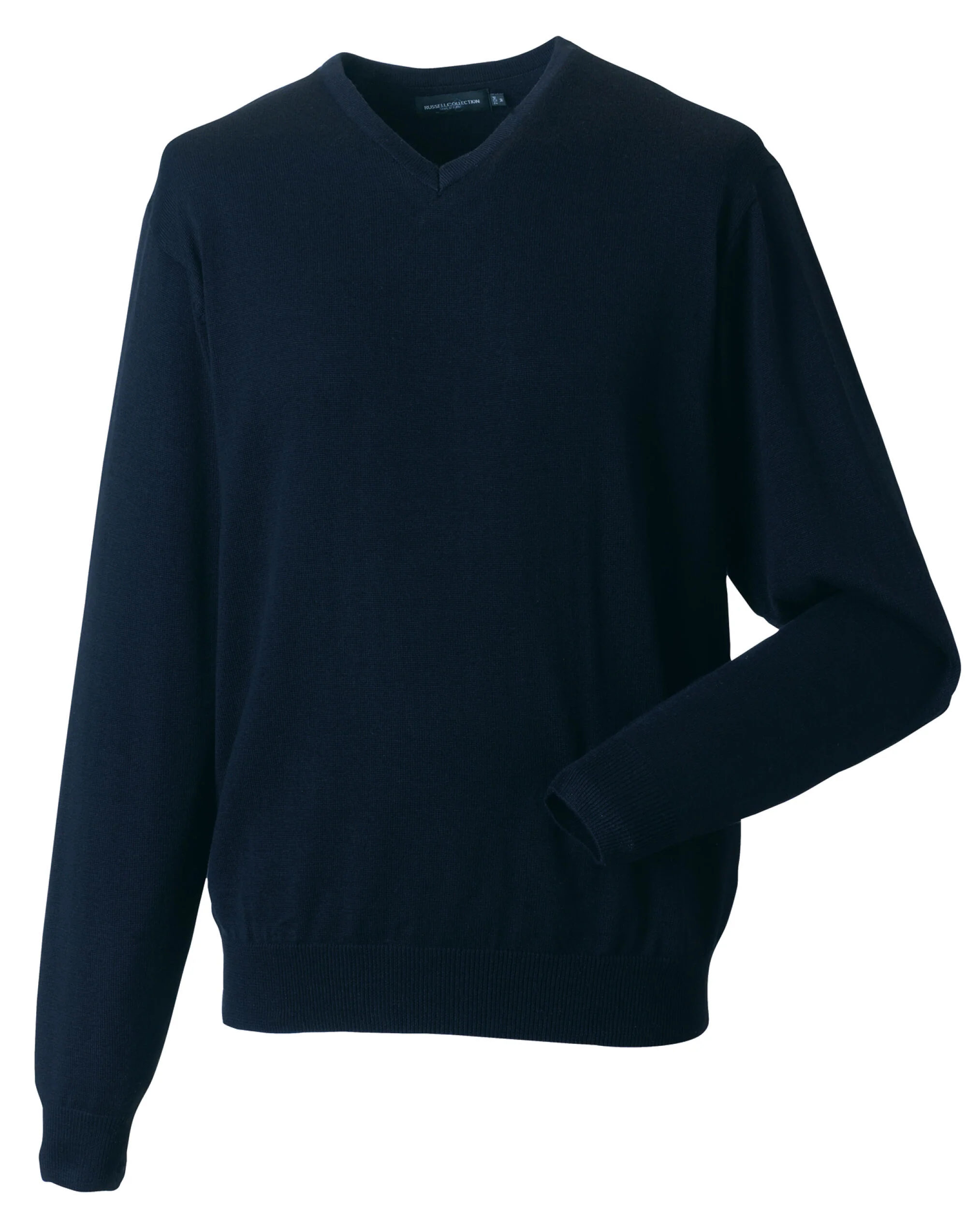 Russell Collection - Men's V-Neck Knitted Pullover - 710M - Image 6