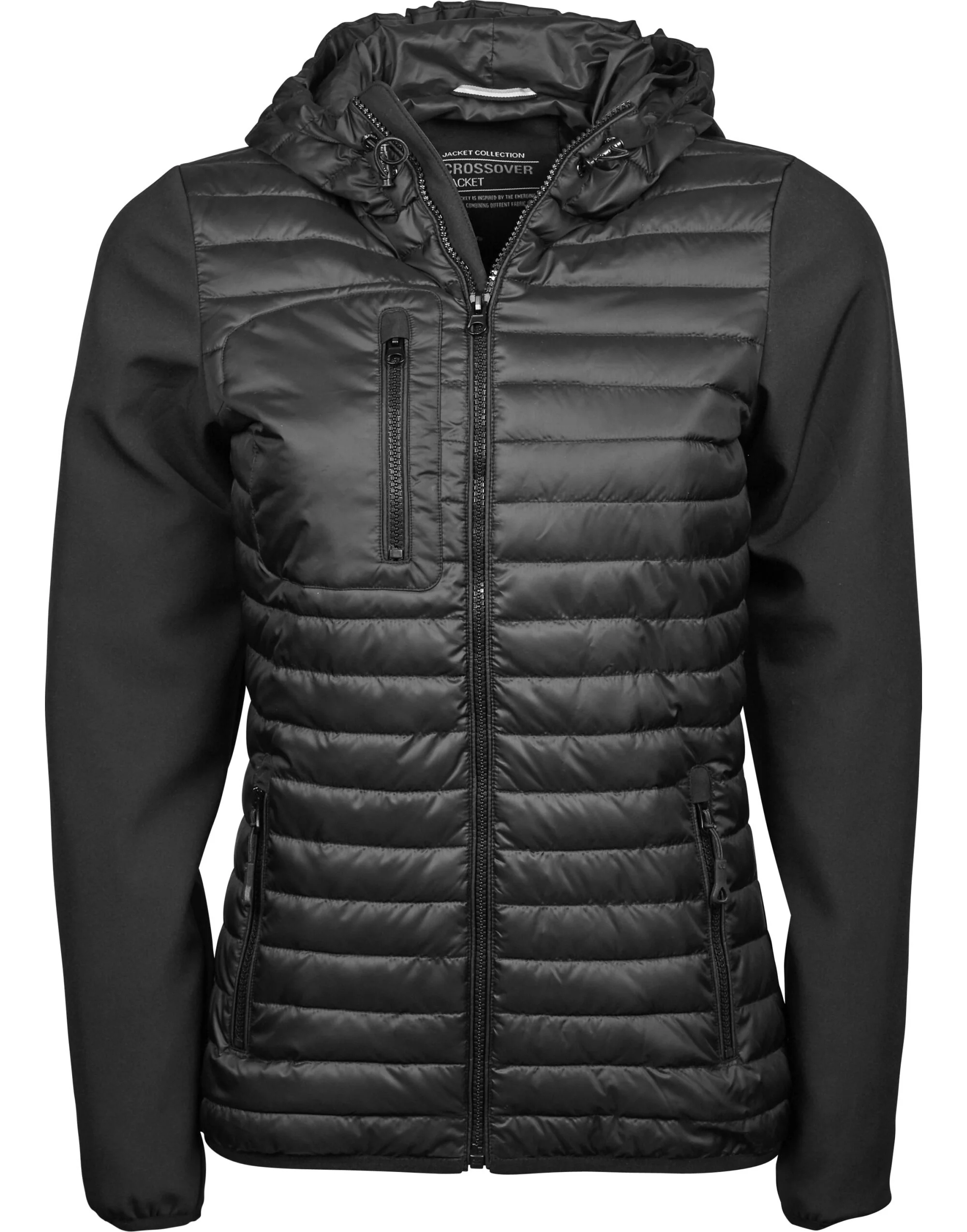 Tee Jays Ladies' Hooded Crossover Jacket TJ9629 - Image 2