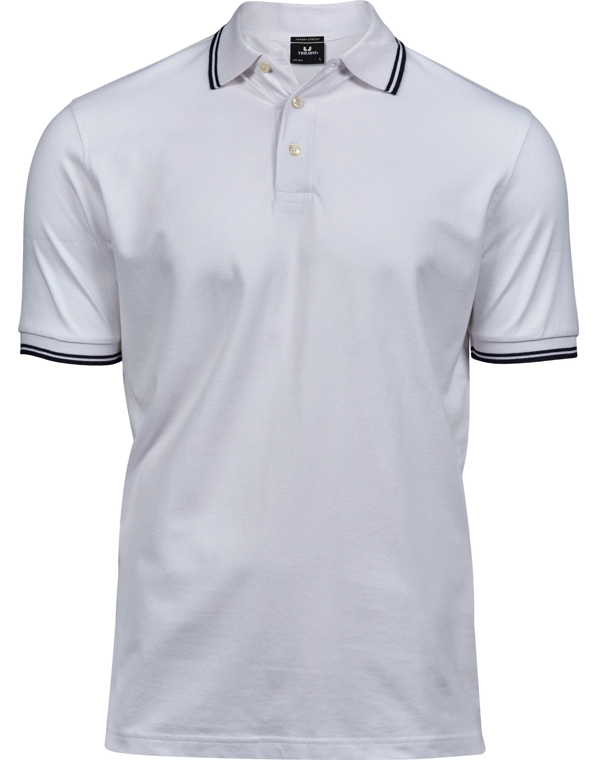 Tee Jays Men's Luxury Stripe Stretch Polo TJ1407 - Image 11